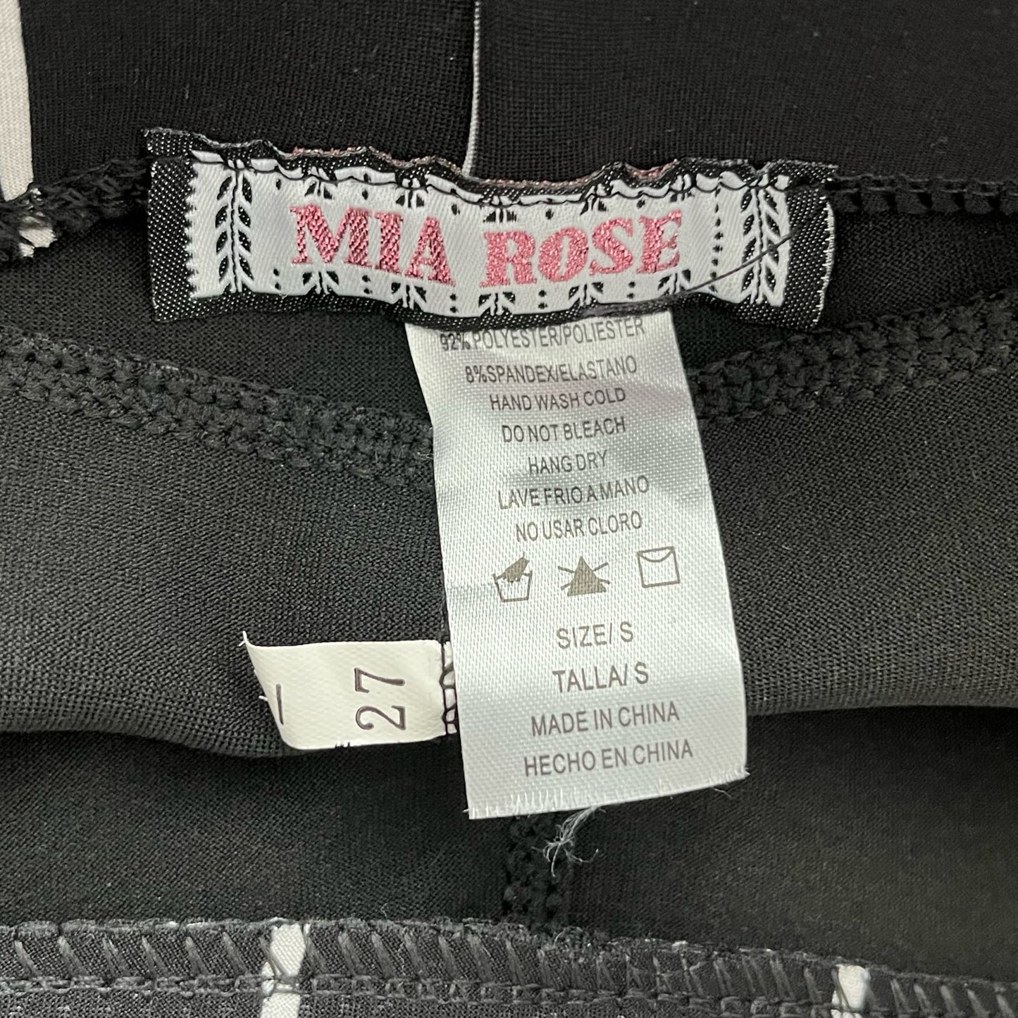 Mia Rose Stretch Plaid Pants - Size S