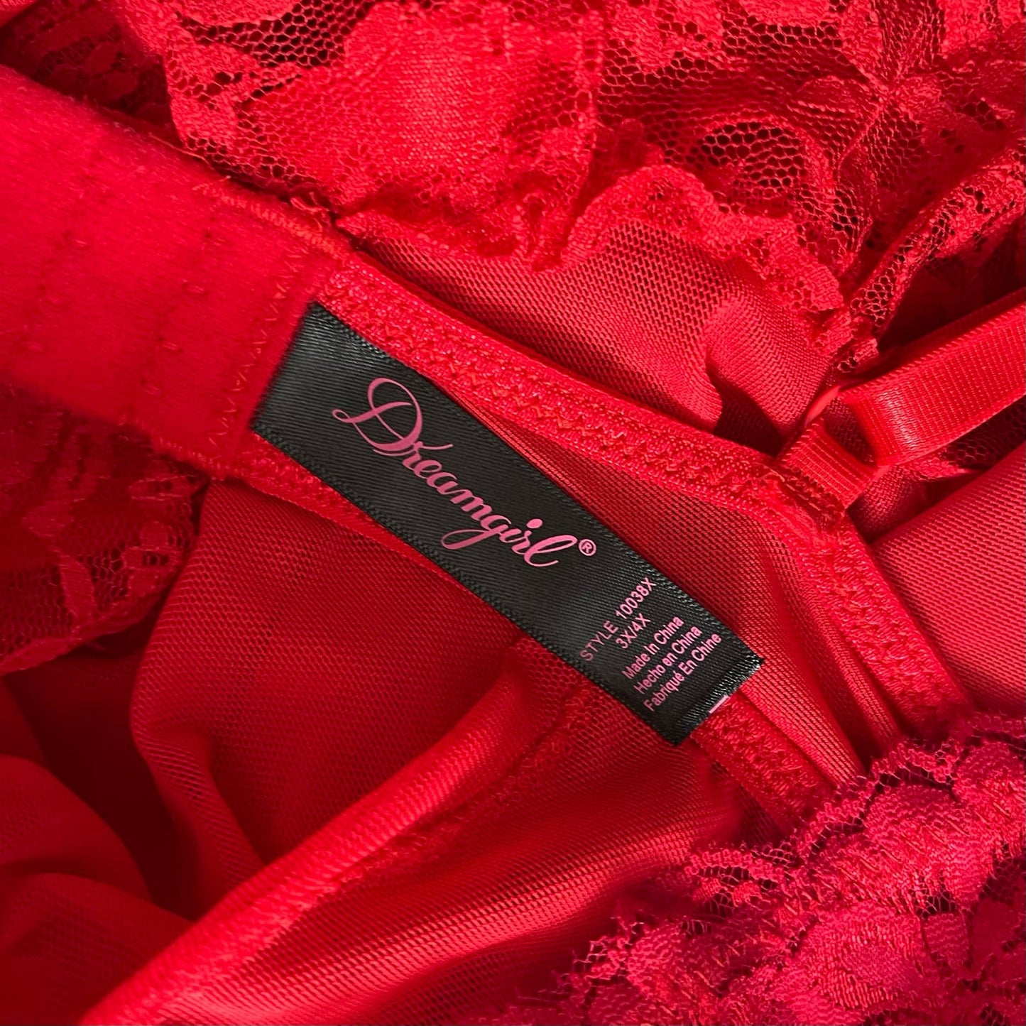 Dreamgirl Valentine’s Babydoll - Size 3X/4X