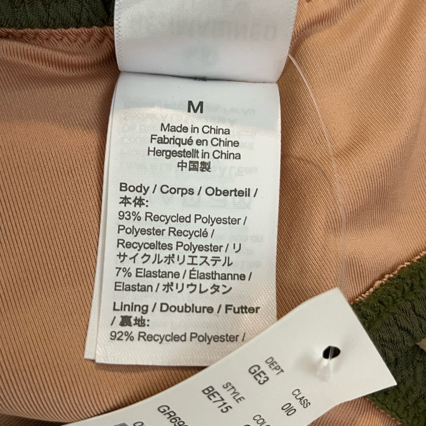 J. Crew Re-Imagined Textured One-Shoulder Bikini Top - Size M