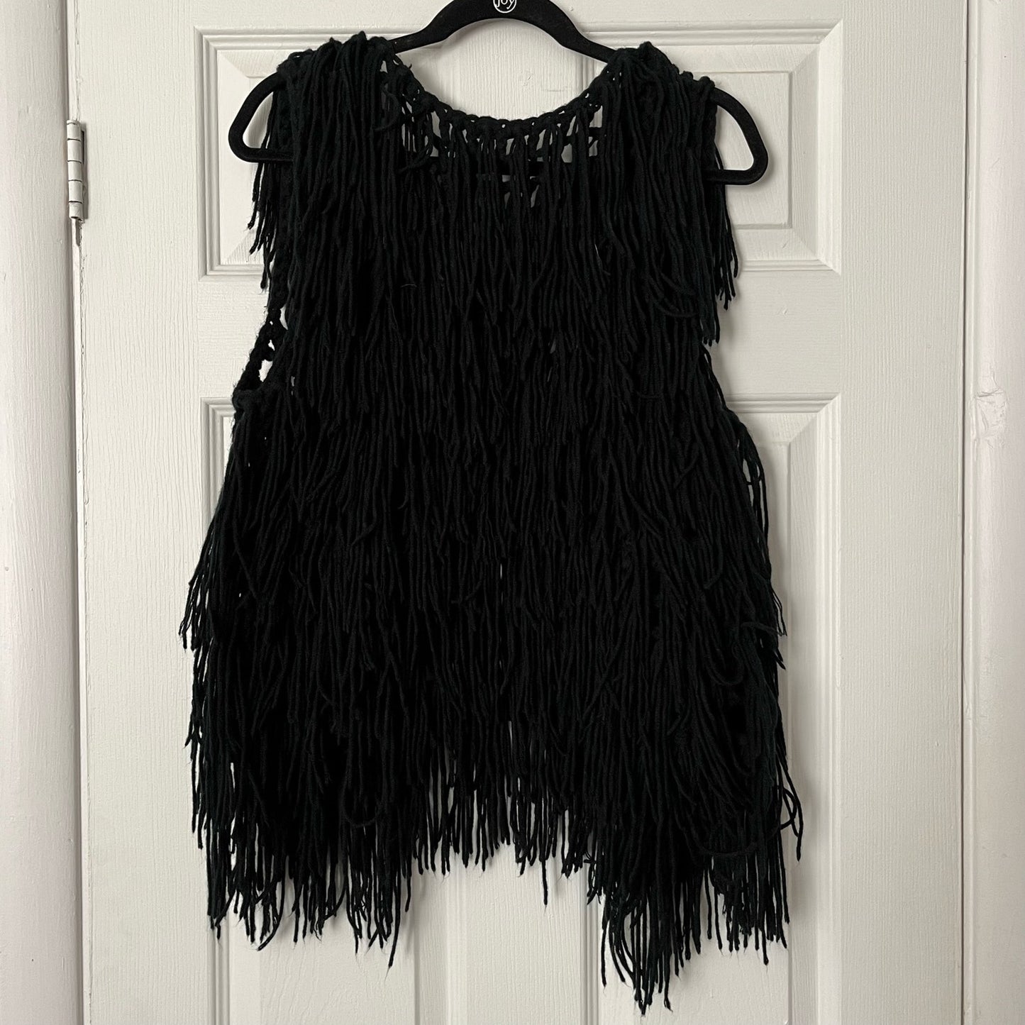 Mezzanine Fringed Open Knit Vest - Size UNKNOWN
