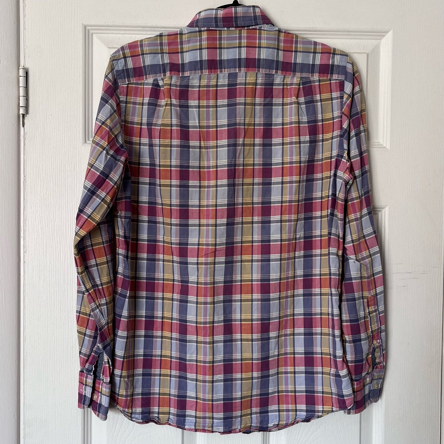 J. Crew Indian Madras Plaid Button-Down Shirt - Size S
