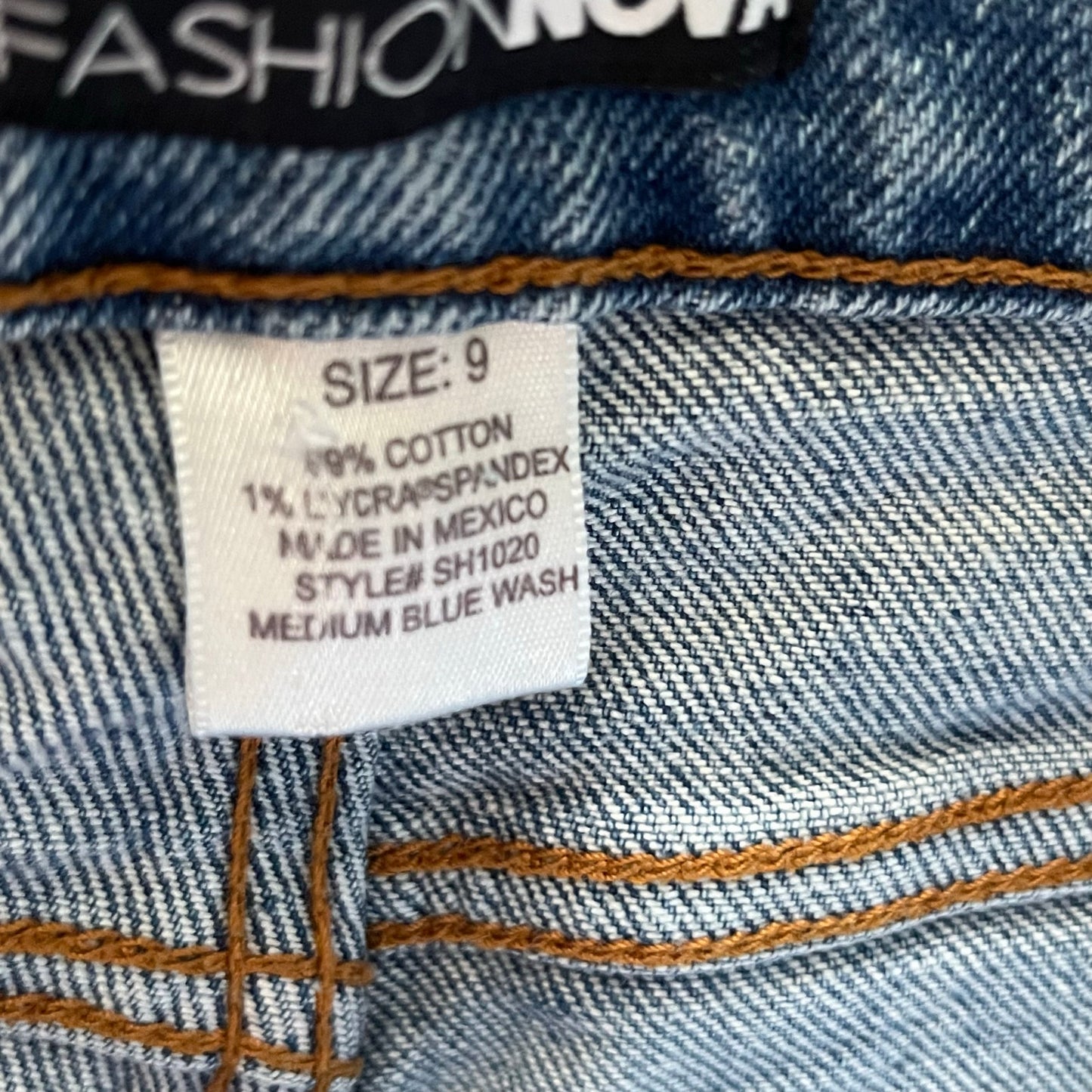 Fashion Nova Denim Cutoff Shorts - SIze 9