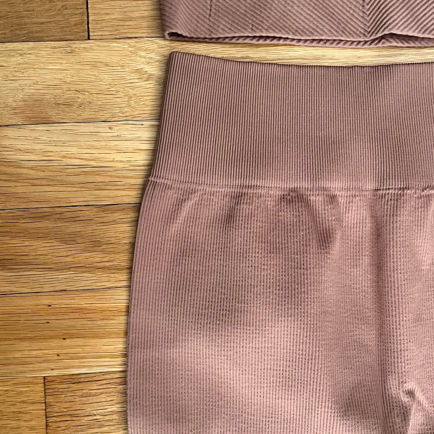Nikibiki Ribbed Crop Top & Shorts Set - Size OS