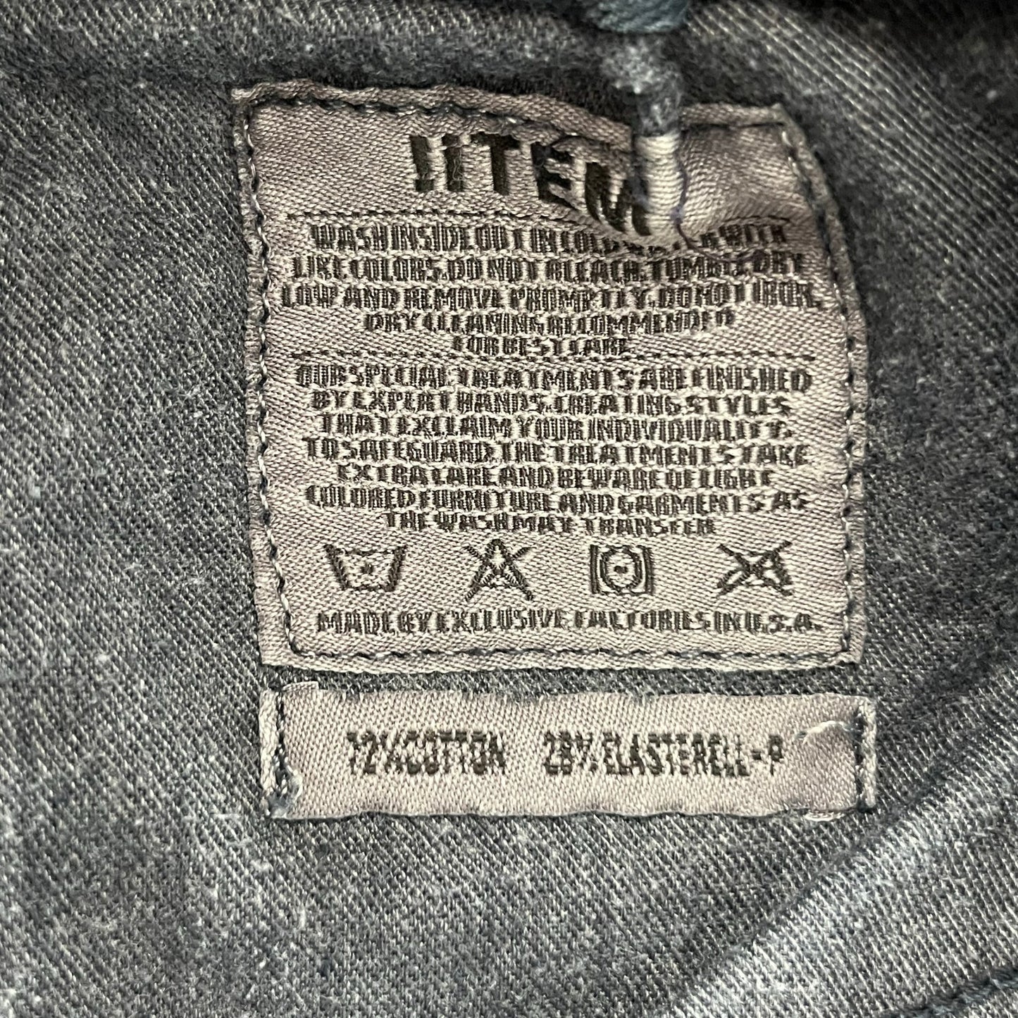 !Item Fitted Racer Cropped Jeans - Size 31