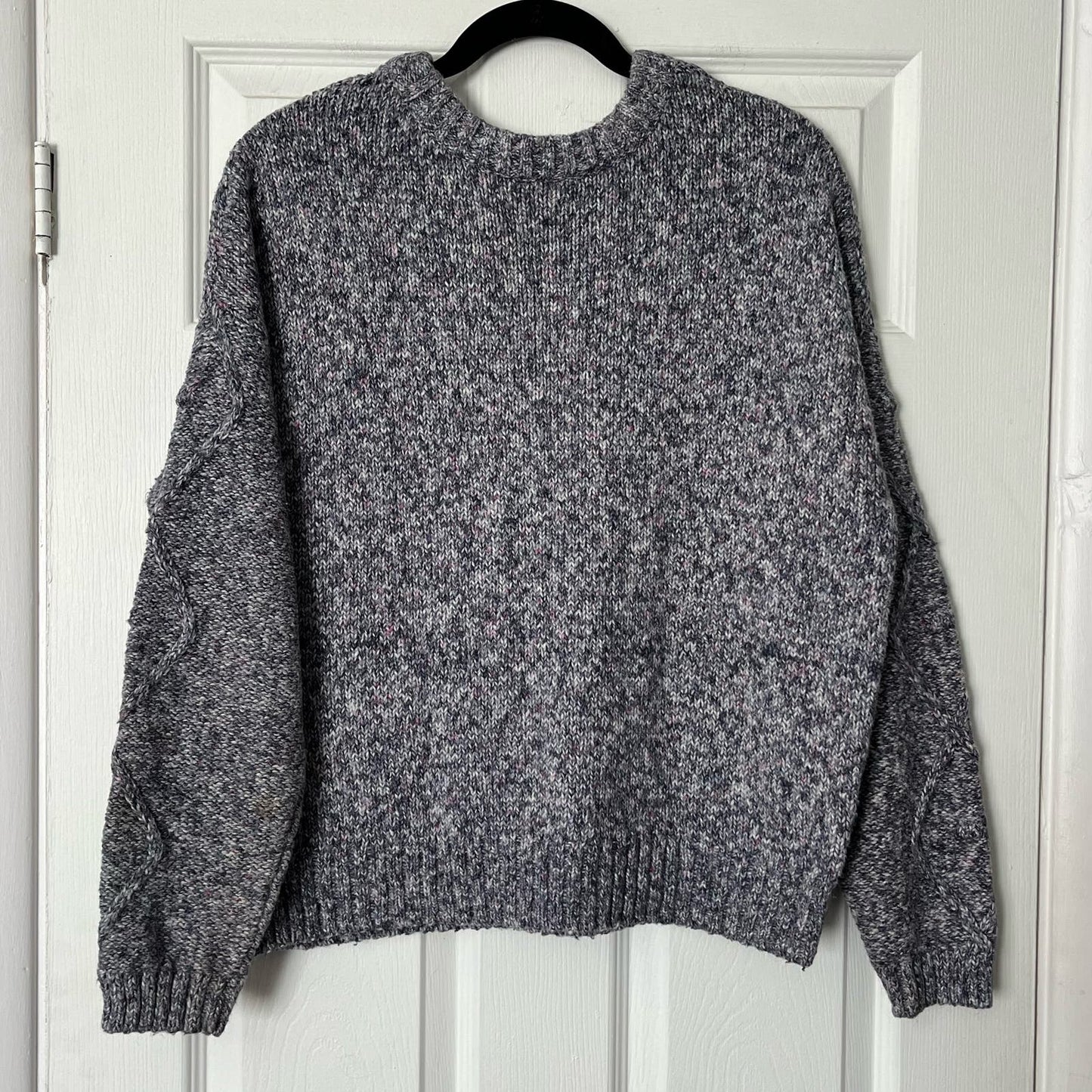 Time & Tru Cable Diamond Knit Sweater - Size L
