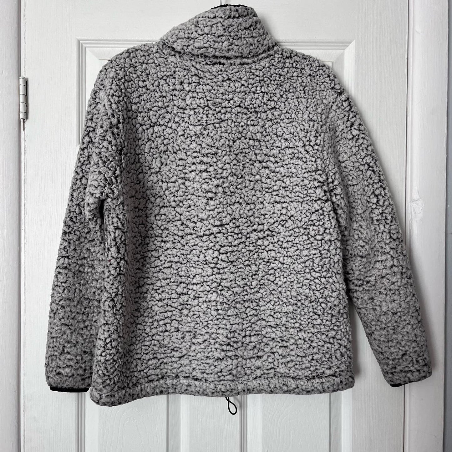VS Pink Plush Furry Half-Zip Sweatshirt - Size S