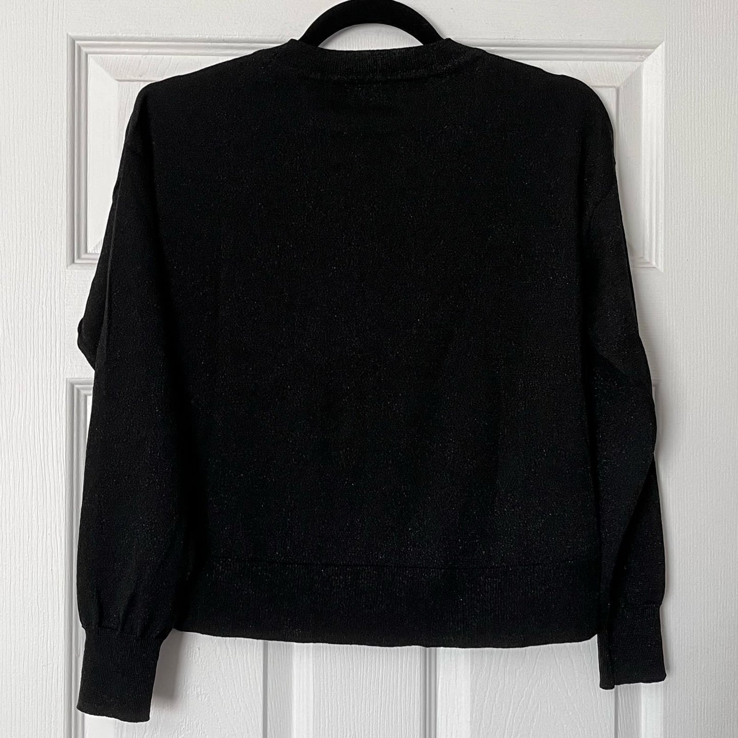 Alfani Beaded Metallic Sweater - Size PS