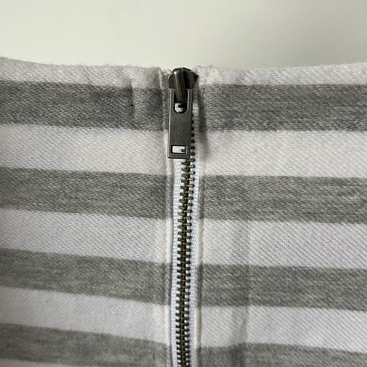 Banana Republic Striped Back-Zip Knit Top - Size M