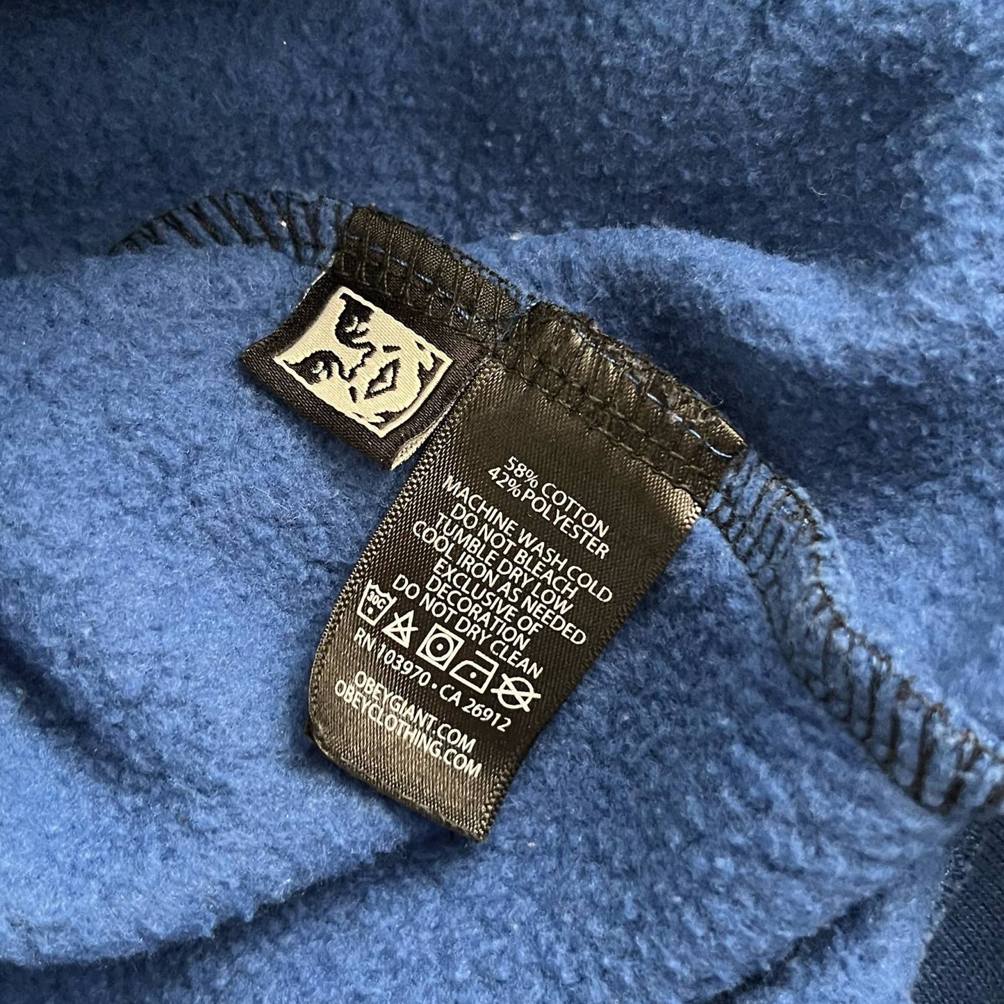 Obey Two-Tone Hoodie - Size S
