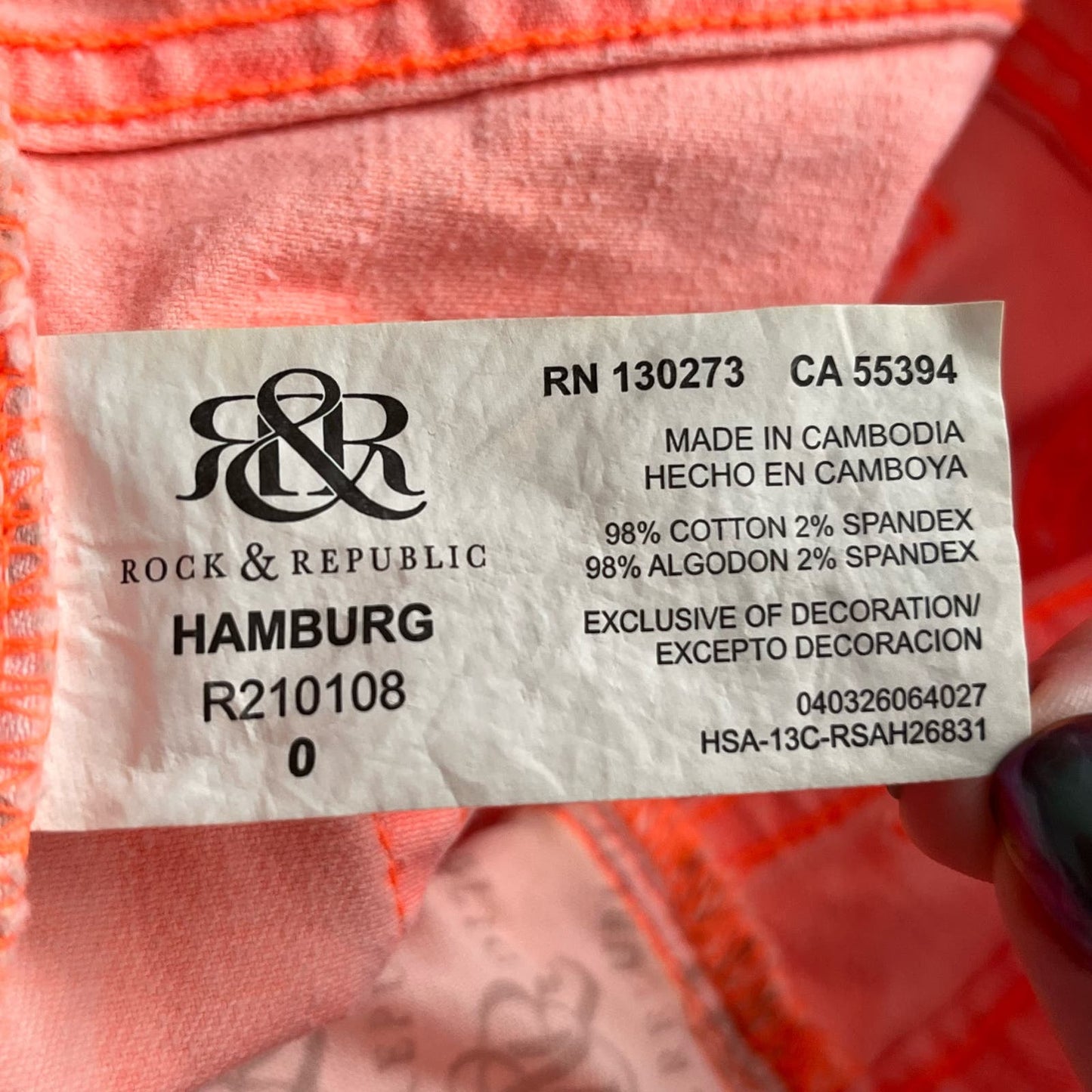 Rock & Republic Hamburg Jeans - Size 0