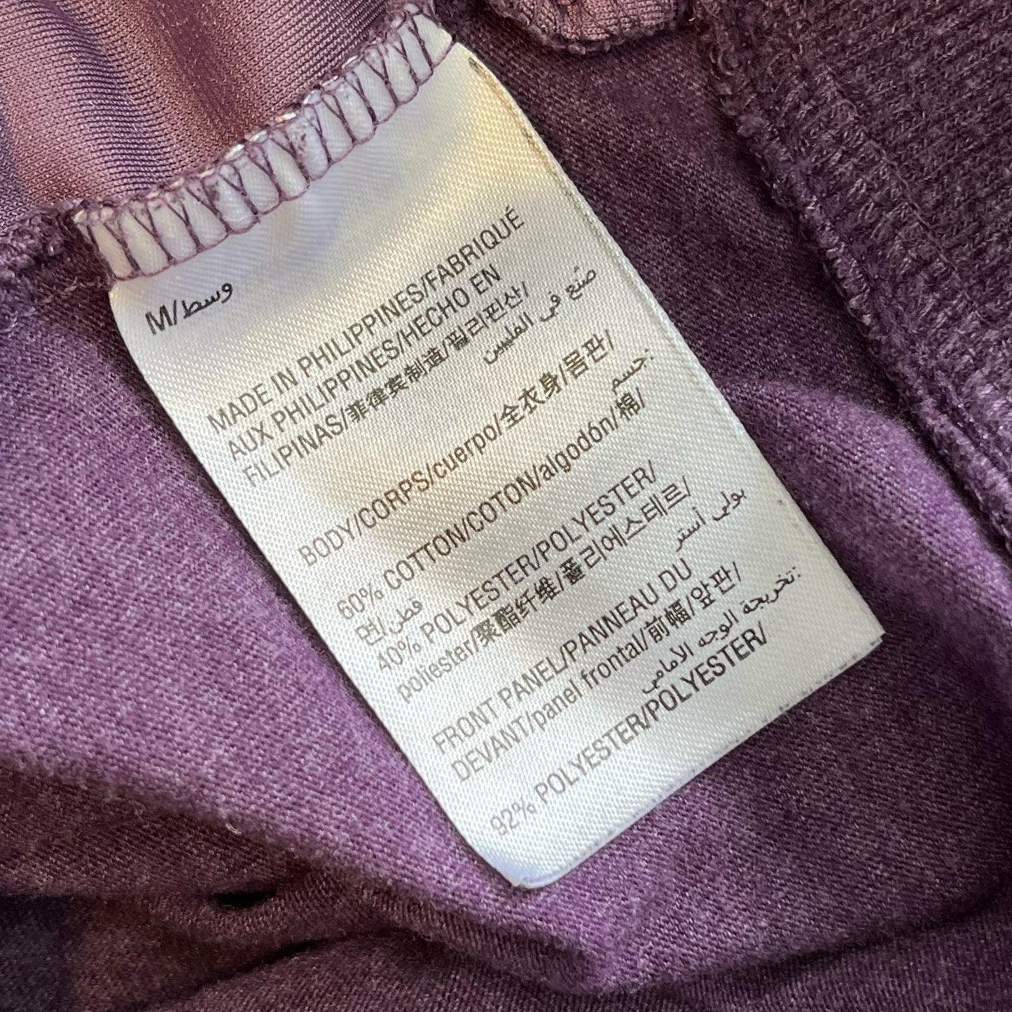 Alfani Intimates Velour Sweatshirt - Size M