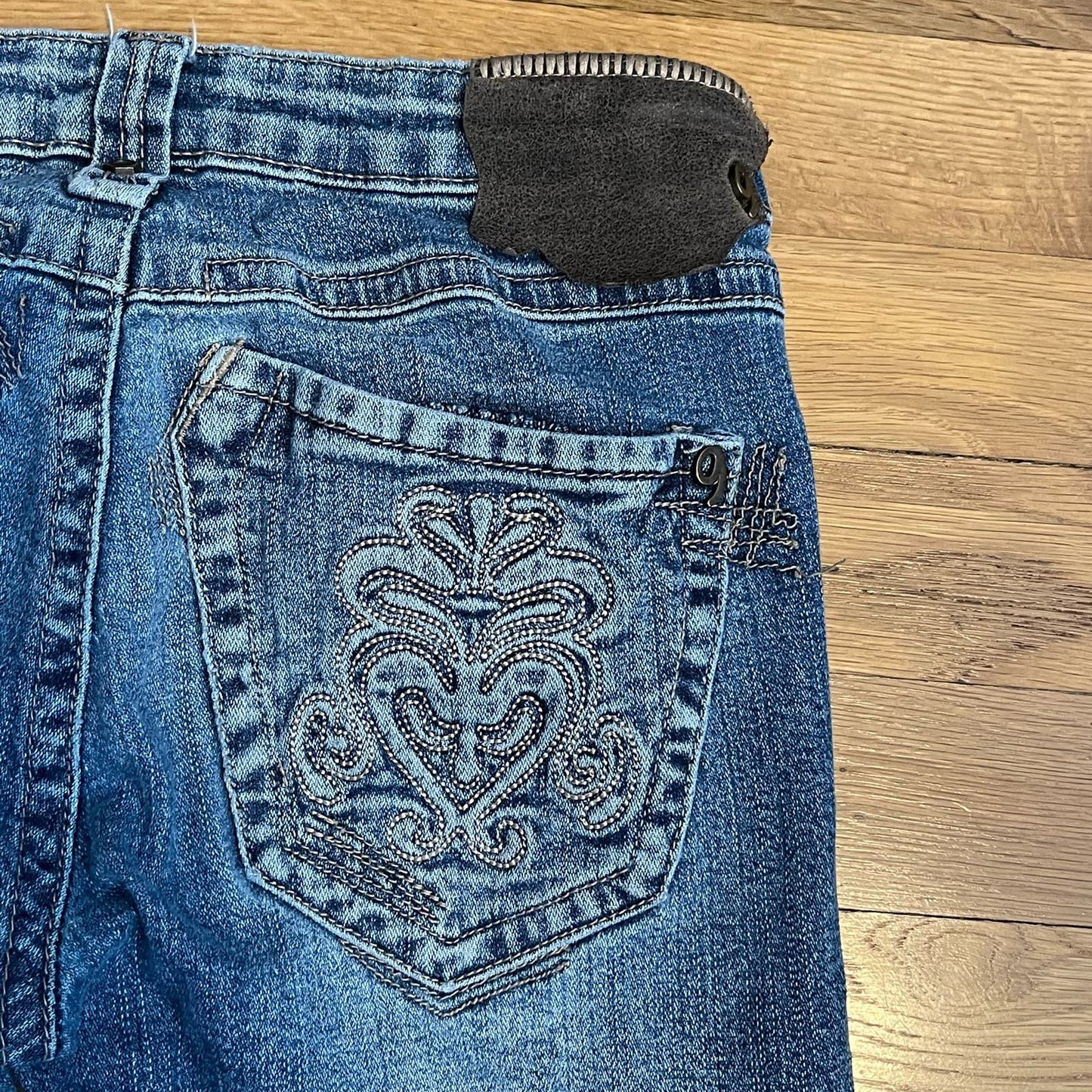 Nine Rivets Super Low Rise Skinny Jeans - Size 3