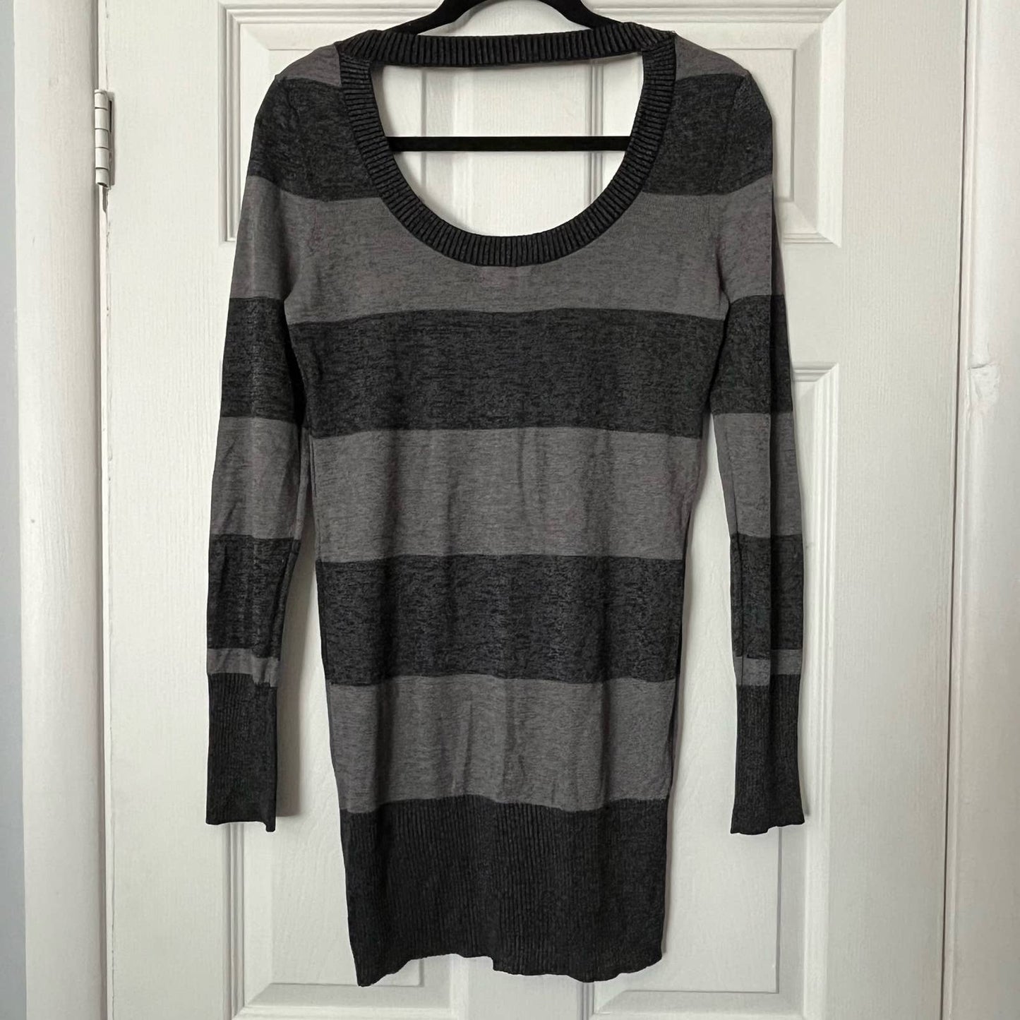 DKNY Jeans Striped Tunic Sweater - Size M