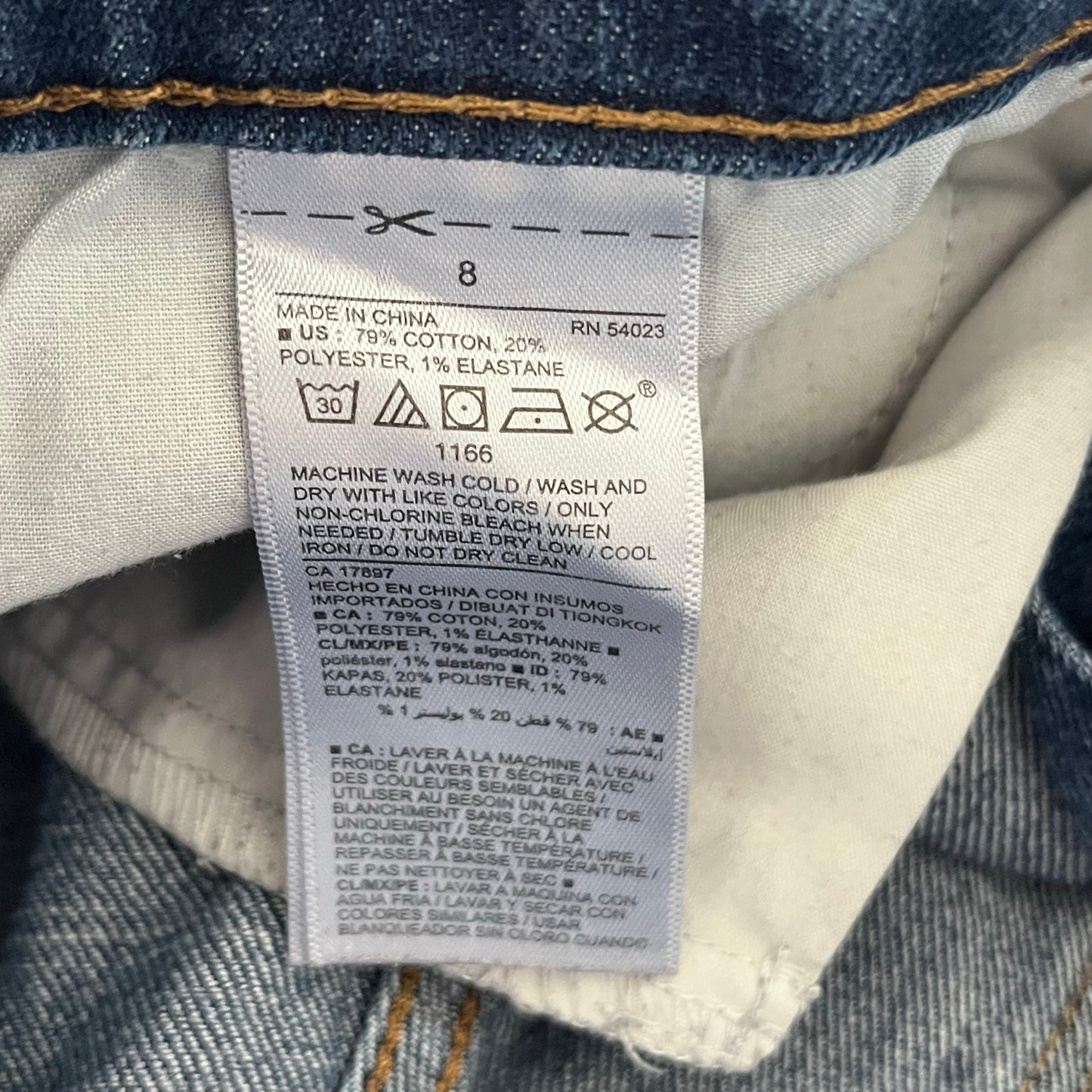 Old Navy Cuffed Denim Shorts - Size 8