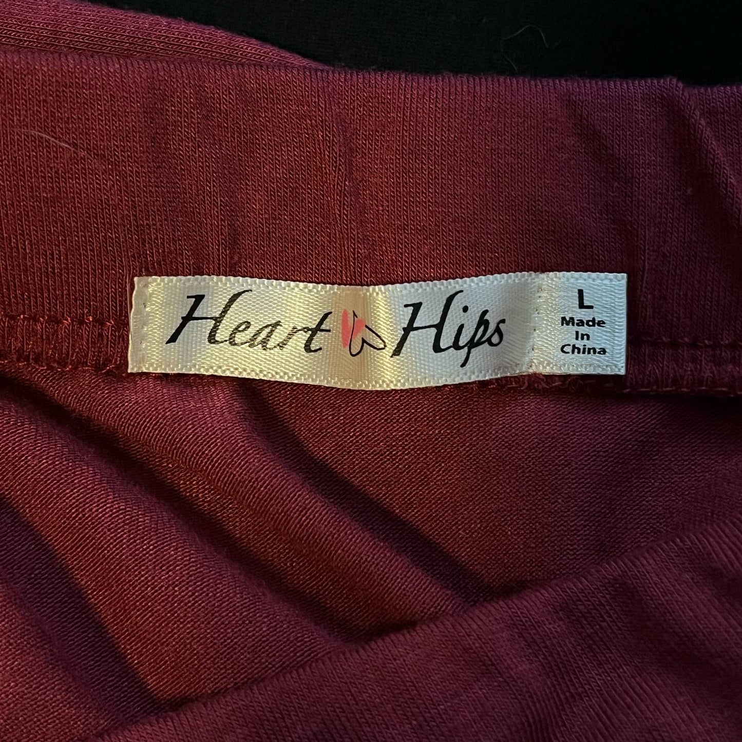 Heart & Hips Draped-Front Maxi Skirt - Size L - NWT