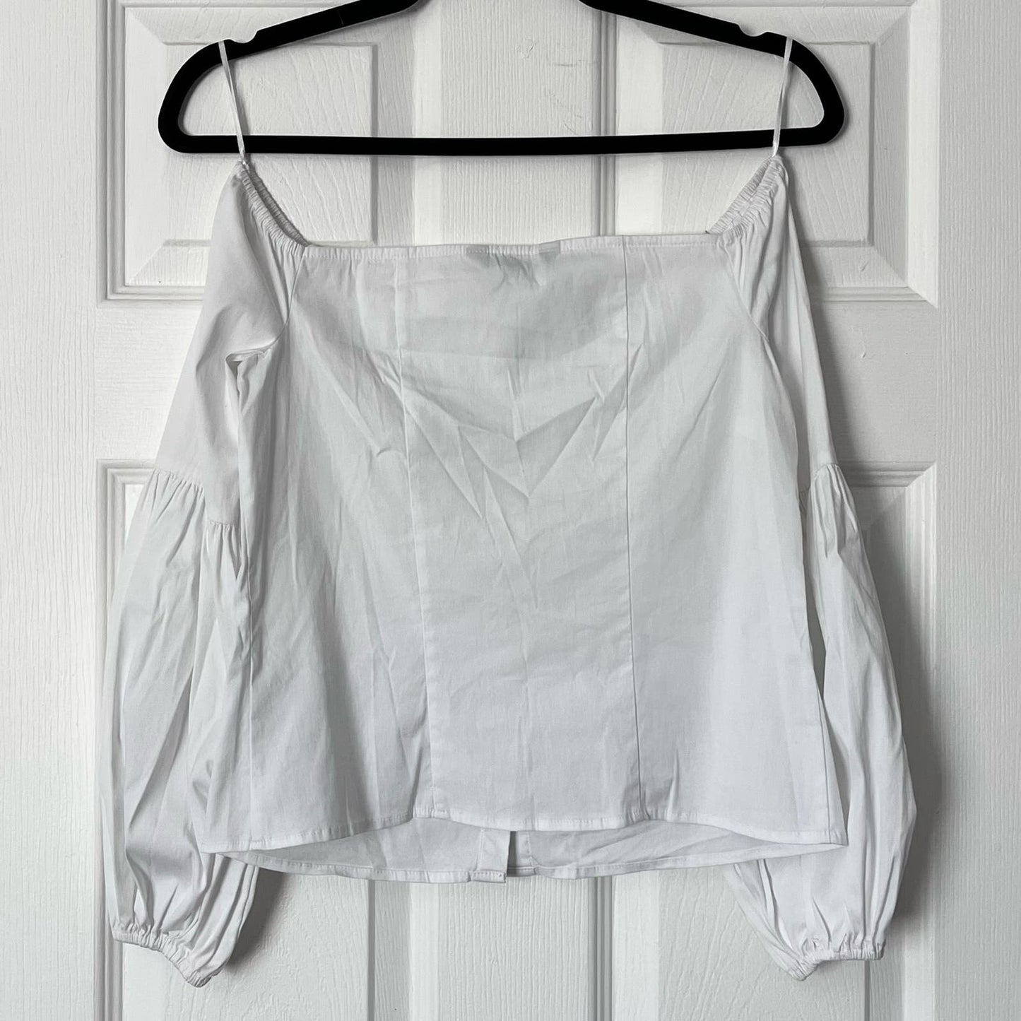 Express Off-Shoulder Button-Down Blouse - Size XS