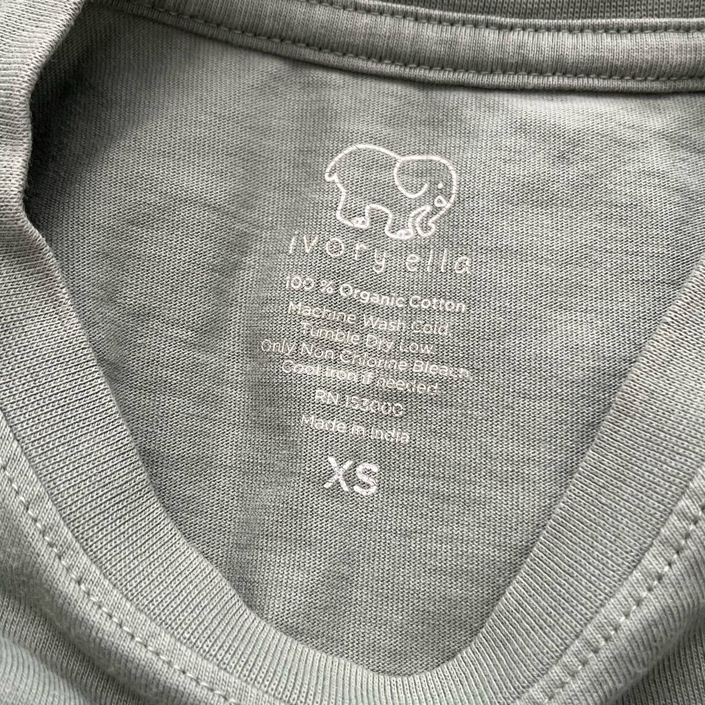 Ivory Ella Graphic Pocket Tee - Size XS