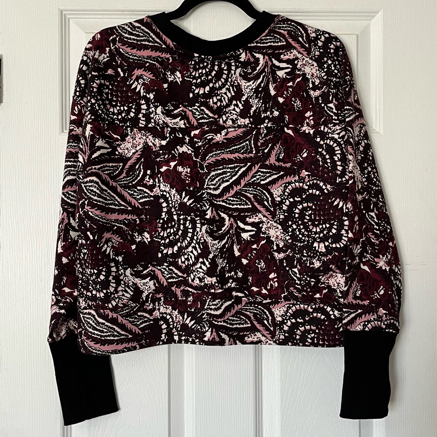 Joie Caleigh Abstract Floral Sweatshirt - Size M - NWT