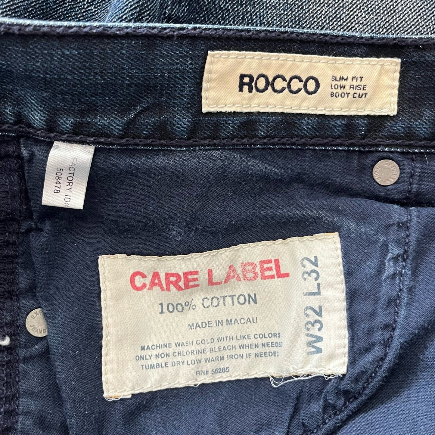Express Jeans Rocco Slim Fit Low Rise Cutoffs - Size 32