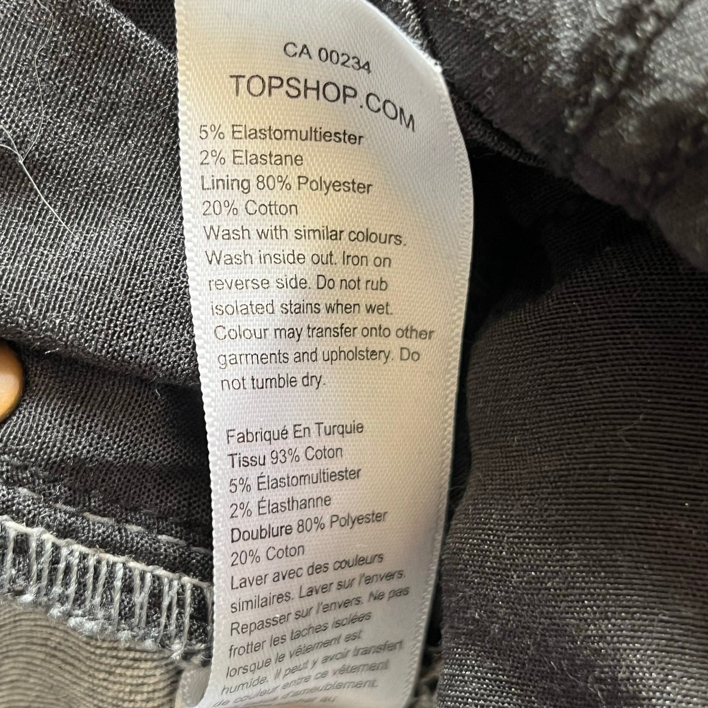 Topshop Jamie Distressed Skinny Jeans - Size 30*