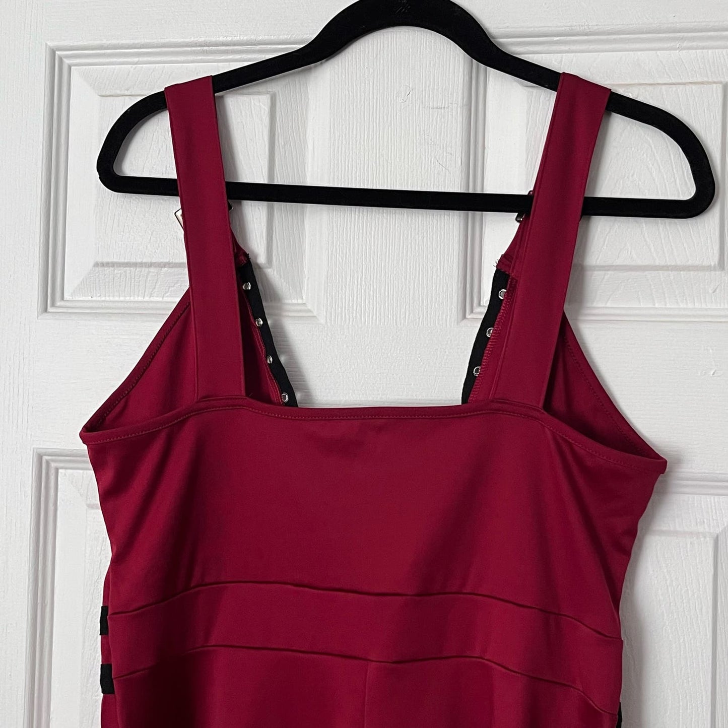 Rivet Edged Buckle-Strap Dress - Size L