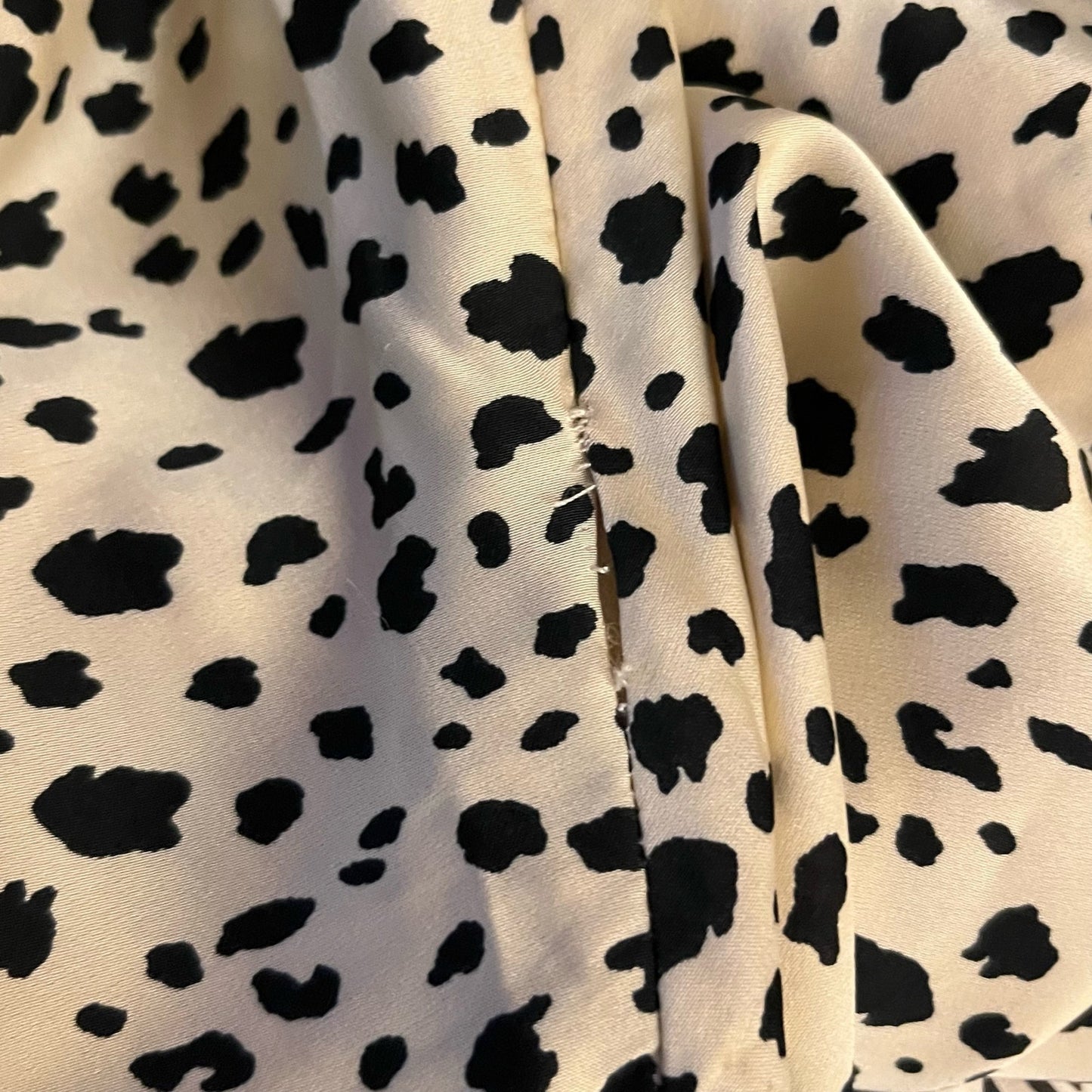 Forever 21 Animal Print Satiny Midi Skirt - Size S