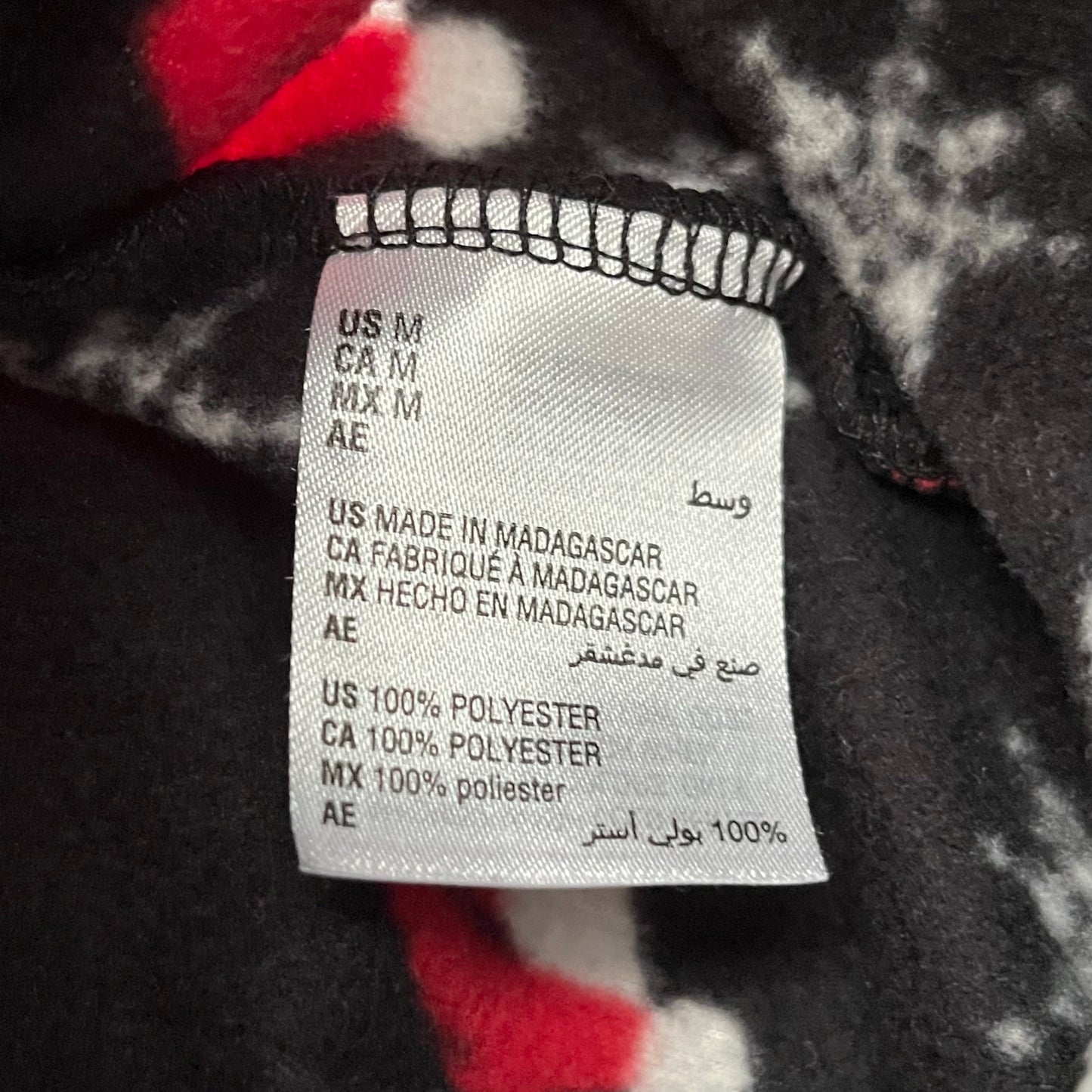 Club Room Santa Hat Print Fleece Pants - Size M