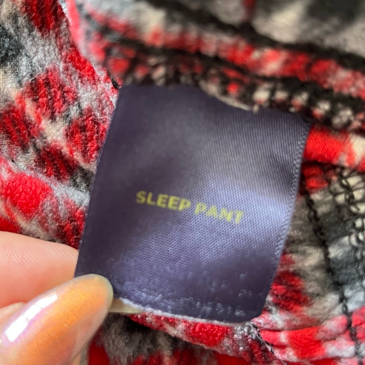 Plaid Sleep Pant - Size UNKNOWN