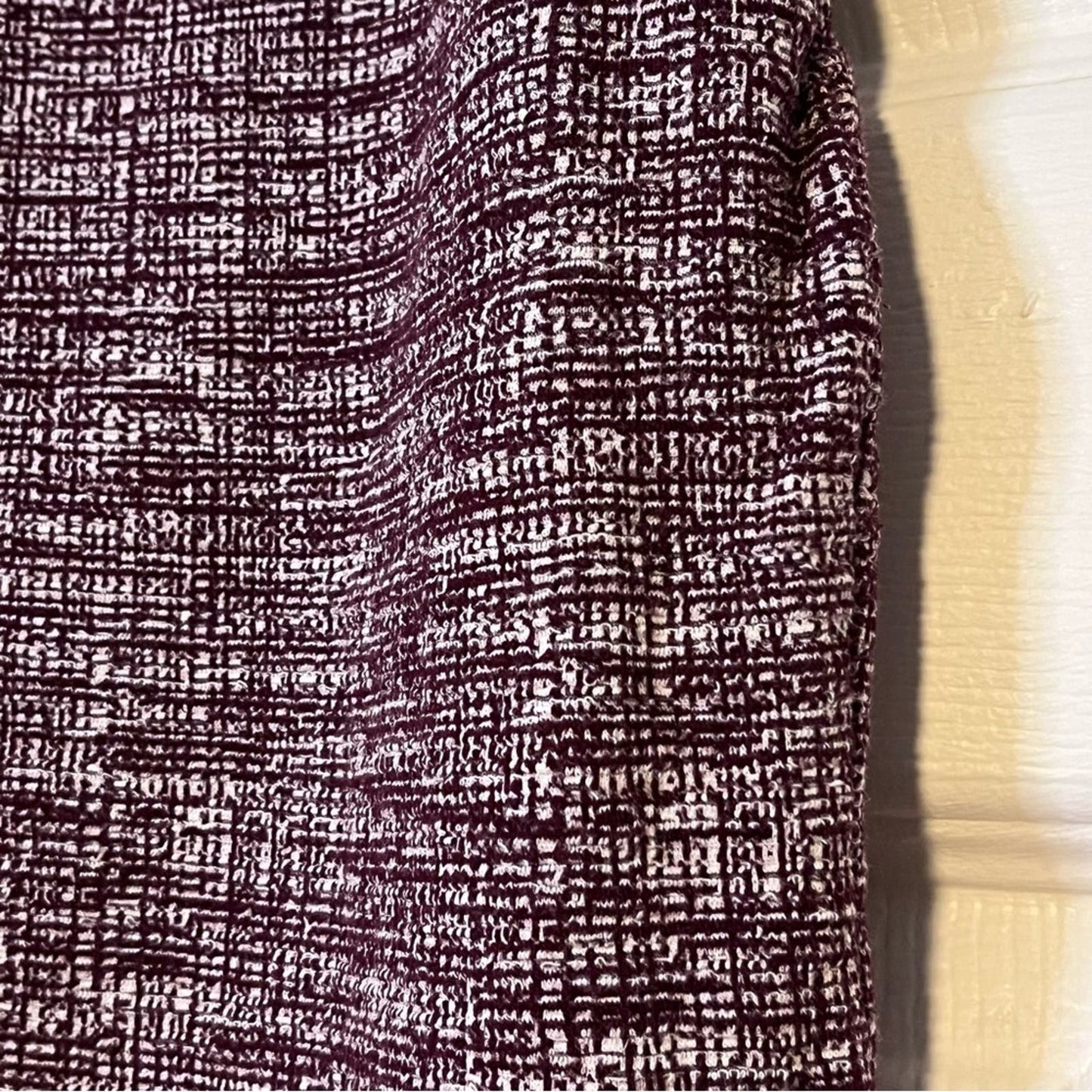Burgundy Reversible Skirt
