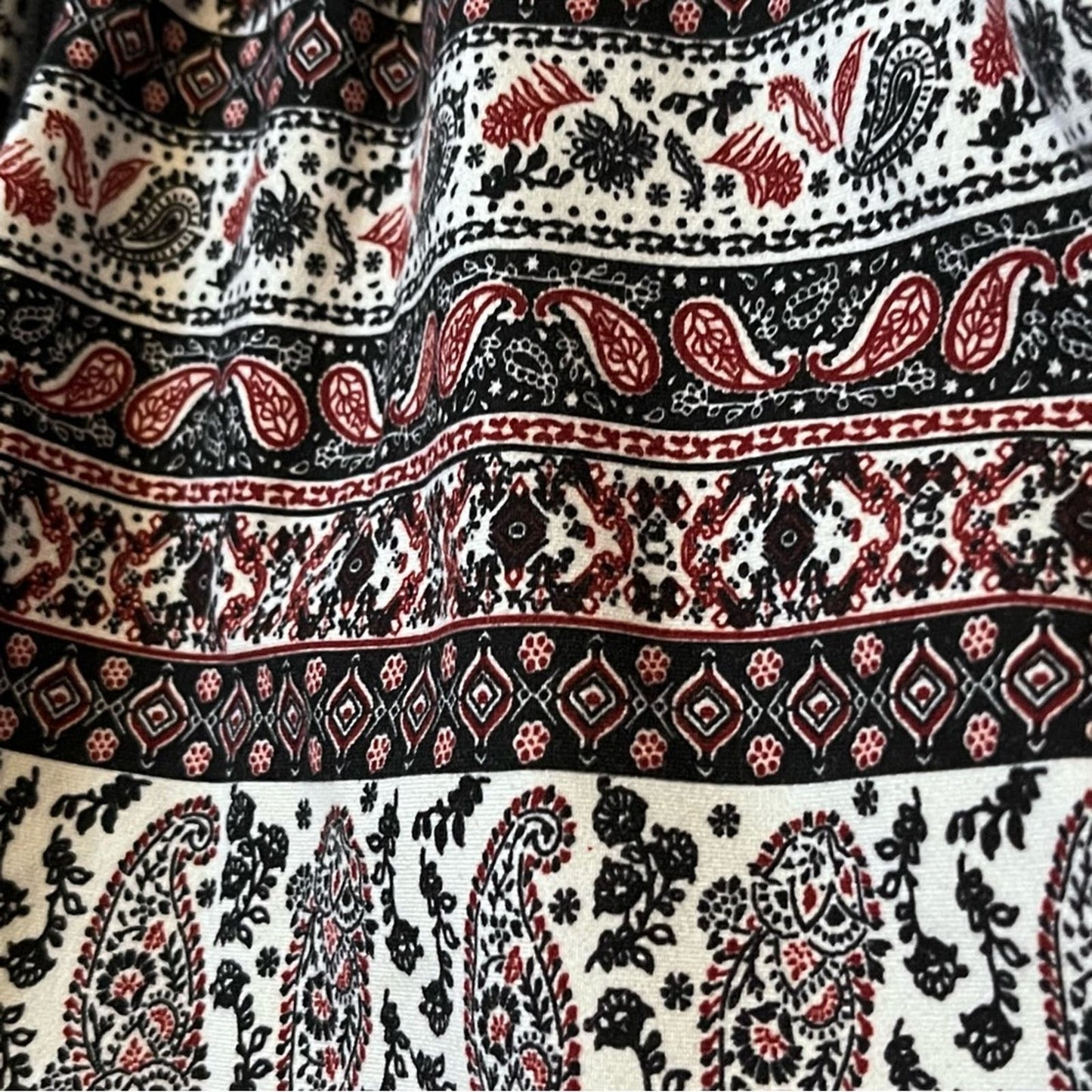 Paisley/Batik Mixed Print Lounge Shorts