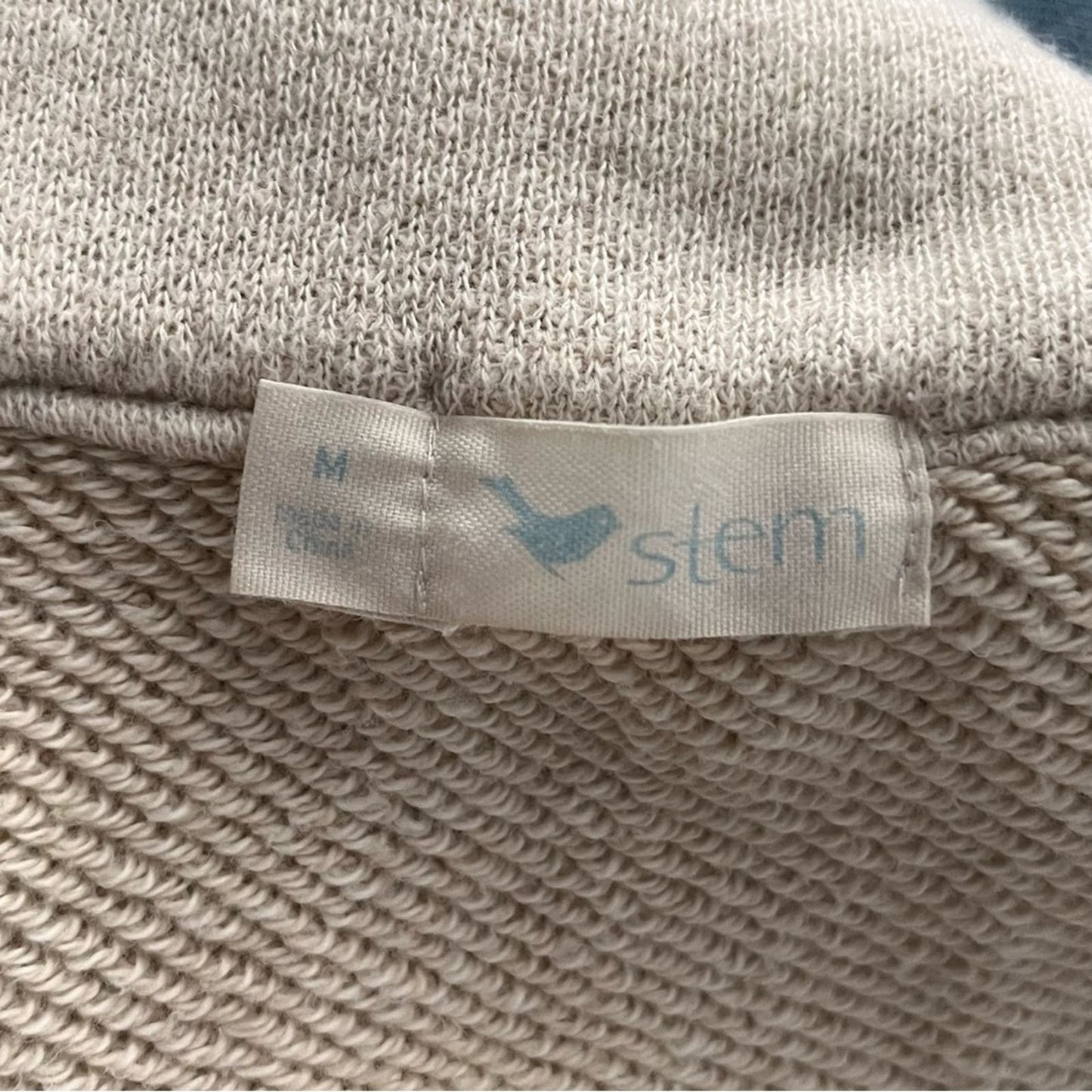 Stem Asymmetrical Zip Front Sweater Jacket - Size M