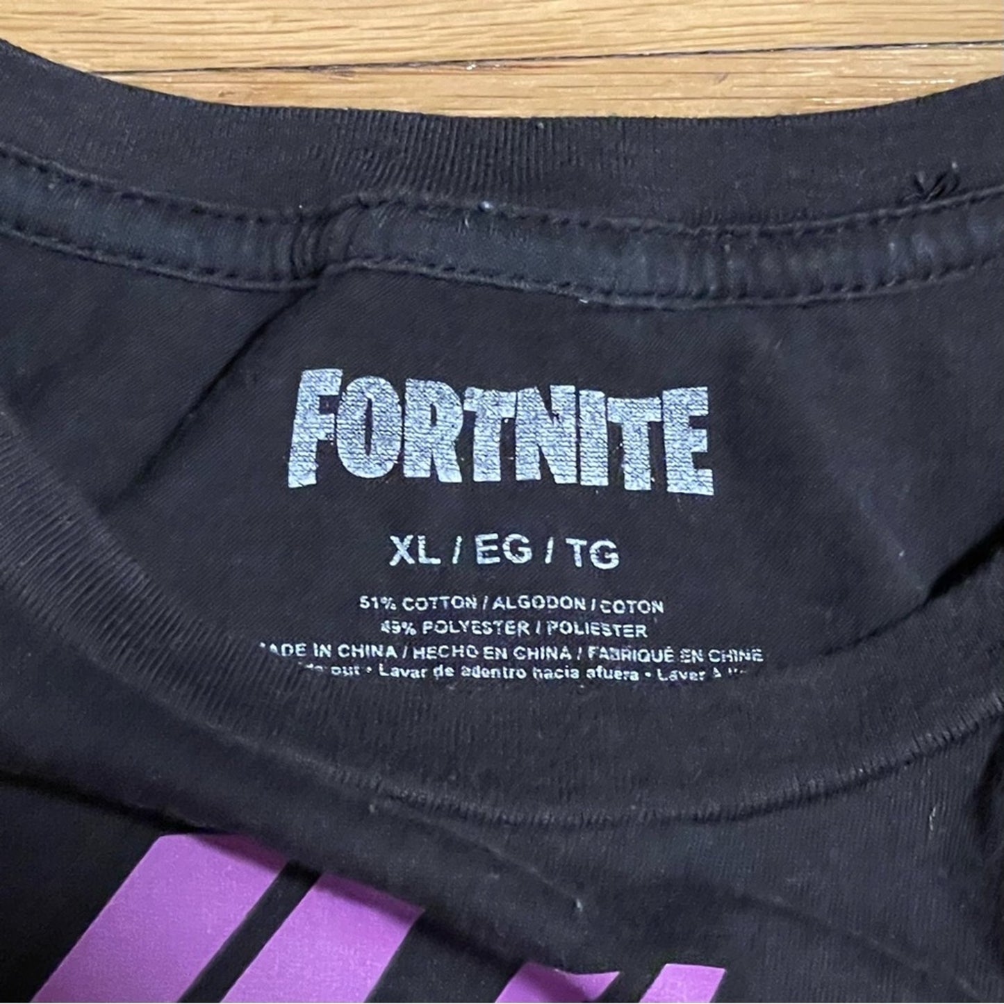 Fortnite Loot Llama Black Kids T-Shirt - Size XL