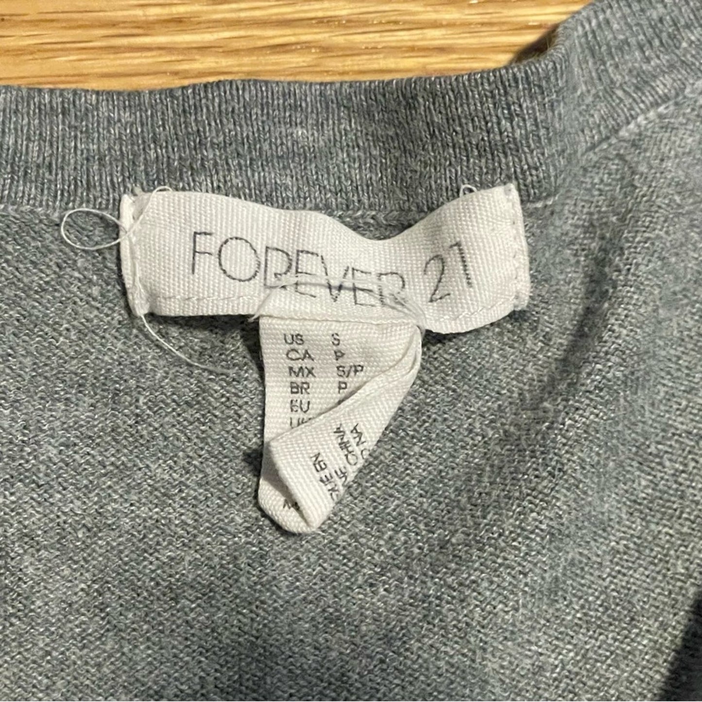 Forever 21 Gray Button-Down Cardigan - Size S