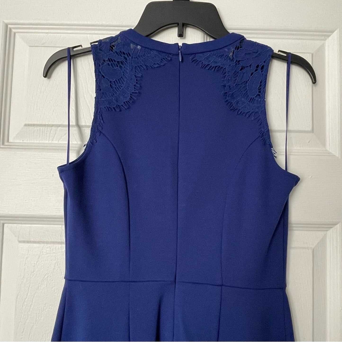 Maison Jules Royal Blue Lace Detail Dress - Size S