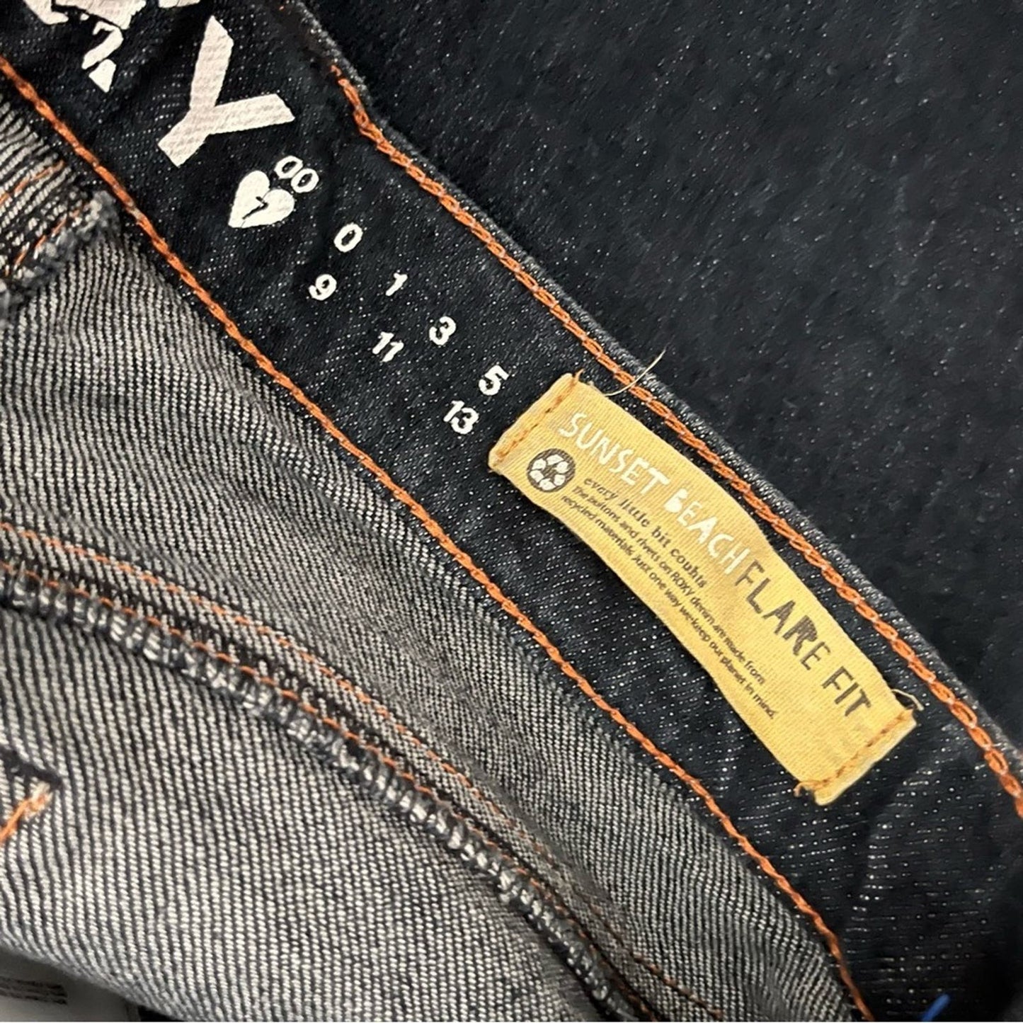 Roxy Sunset Beach Flare Fit Jeans - Size 7