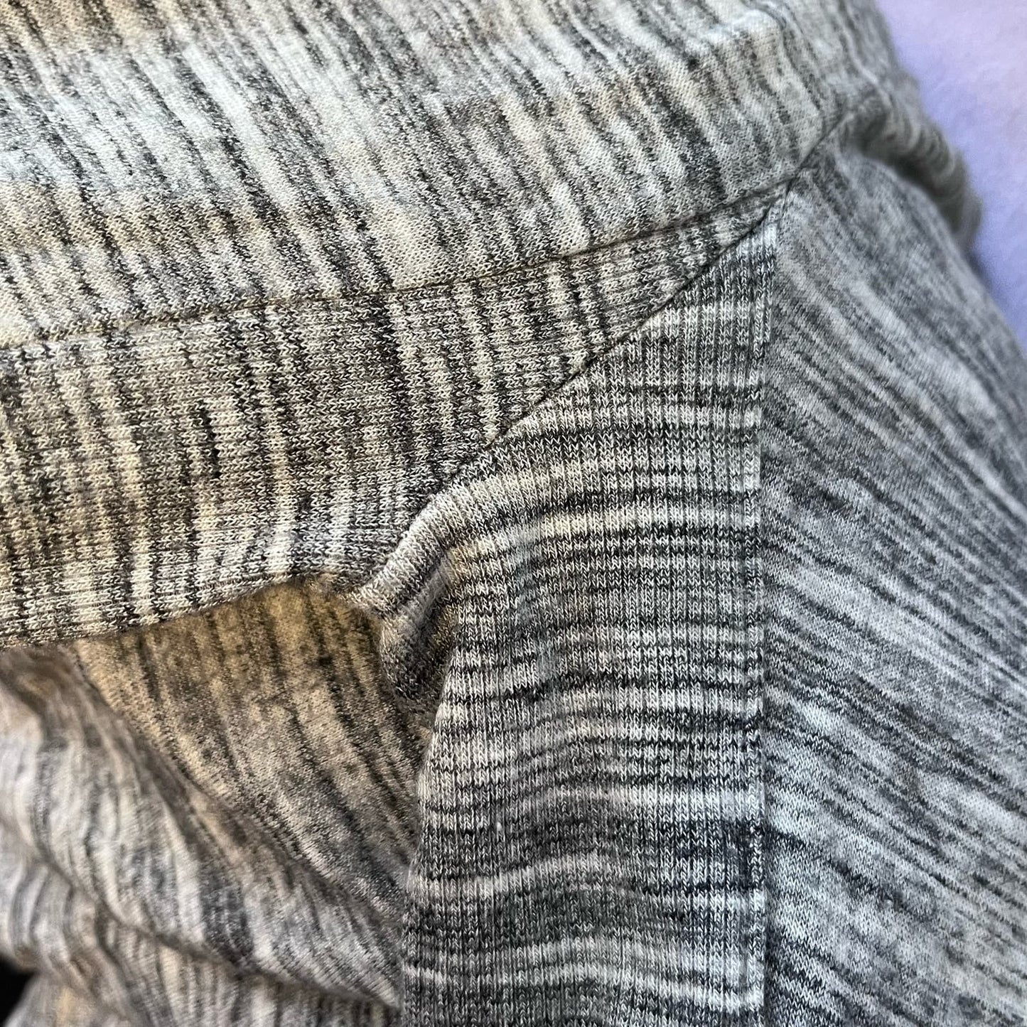 Lou & Grey Zip-Front Space-Dyed Cardigan - Size XS