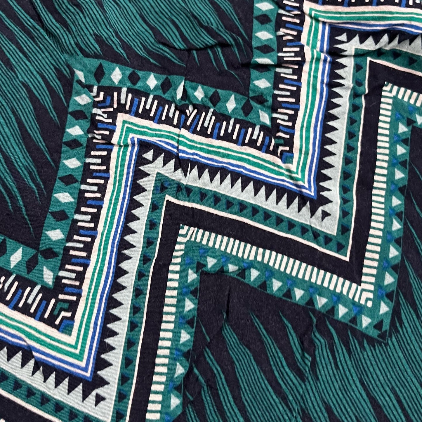 Divided (H&M) Tribal Print Henley Tank - Size 14