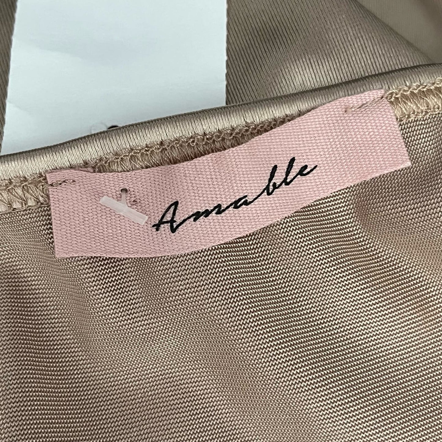 Amable Satin Miniskirt - Size S - NWT