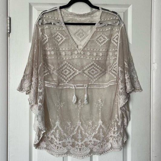 Mesh Lace Cover-Up - One Size