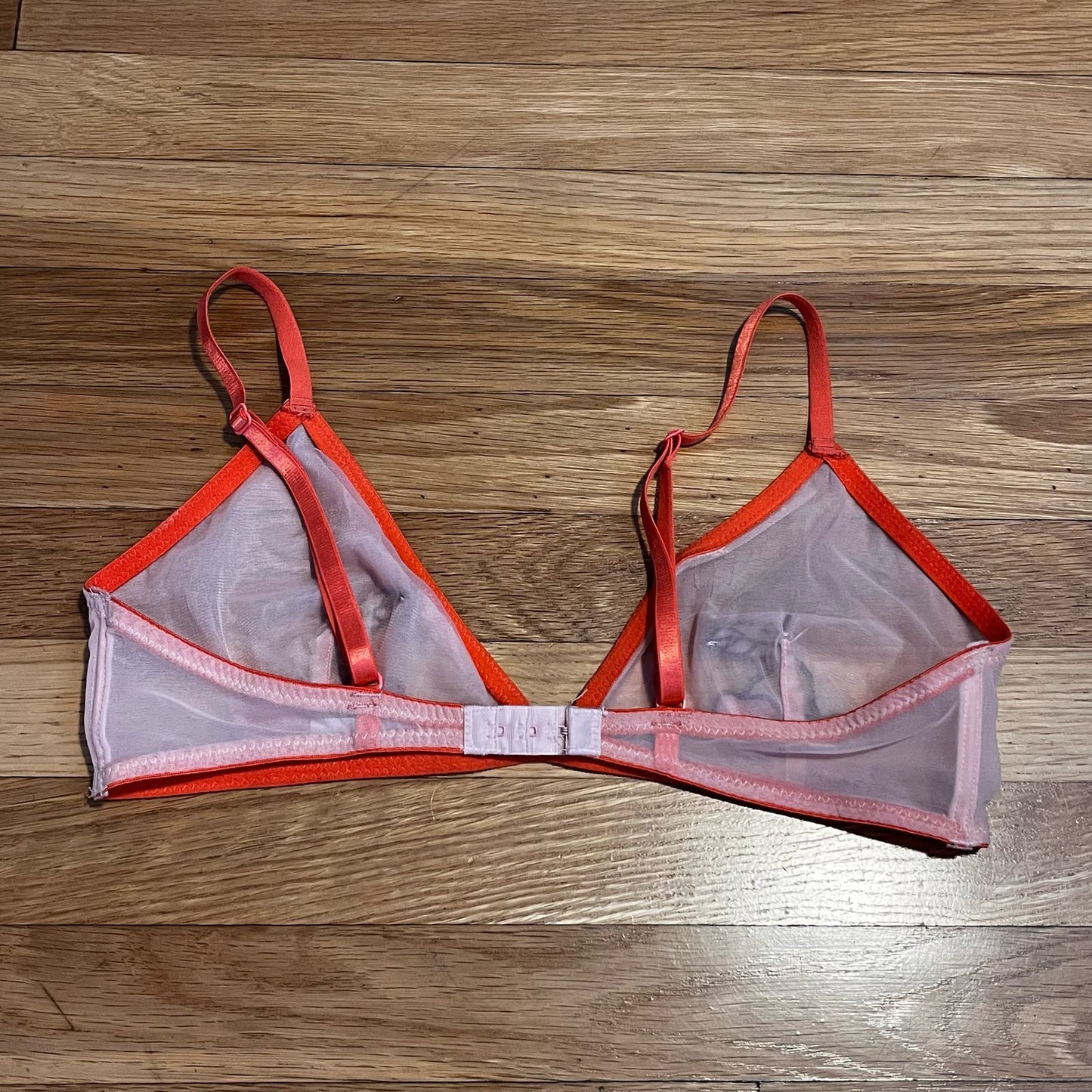 Wish & Whim Cherry Mesh Bralette - Size M