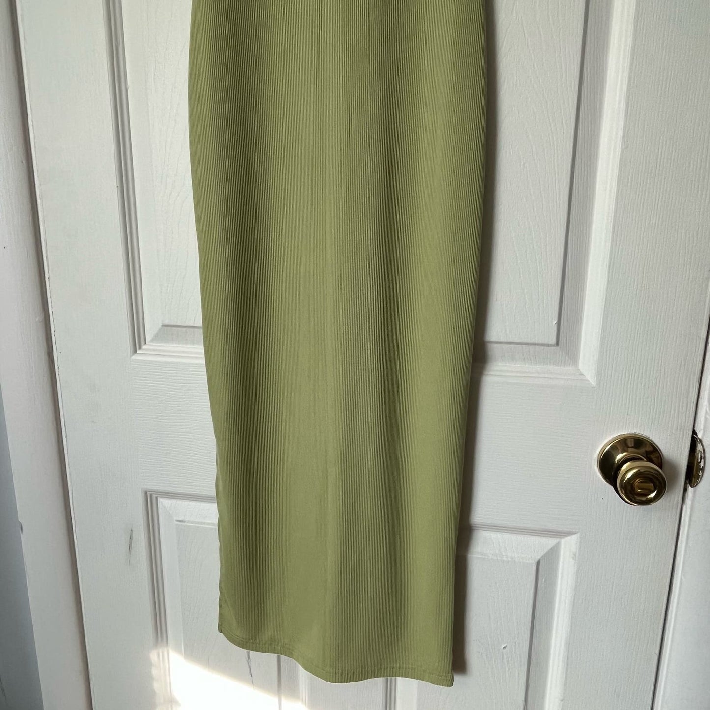 Shein Criss-Cross Cutout Ribbed Maxi Dress - Size S