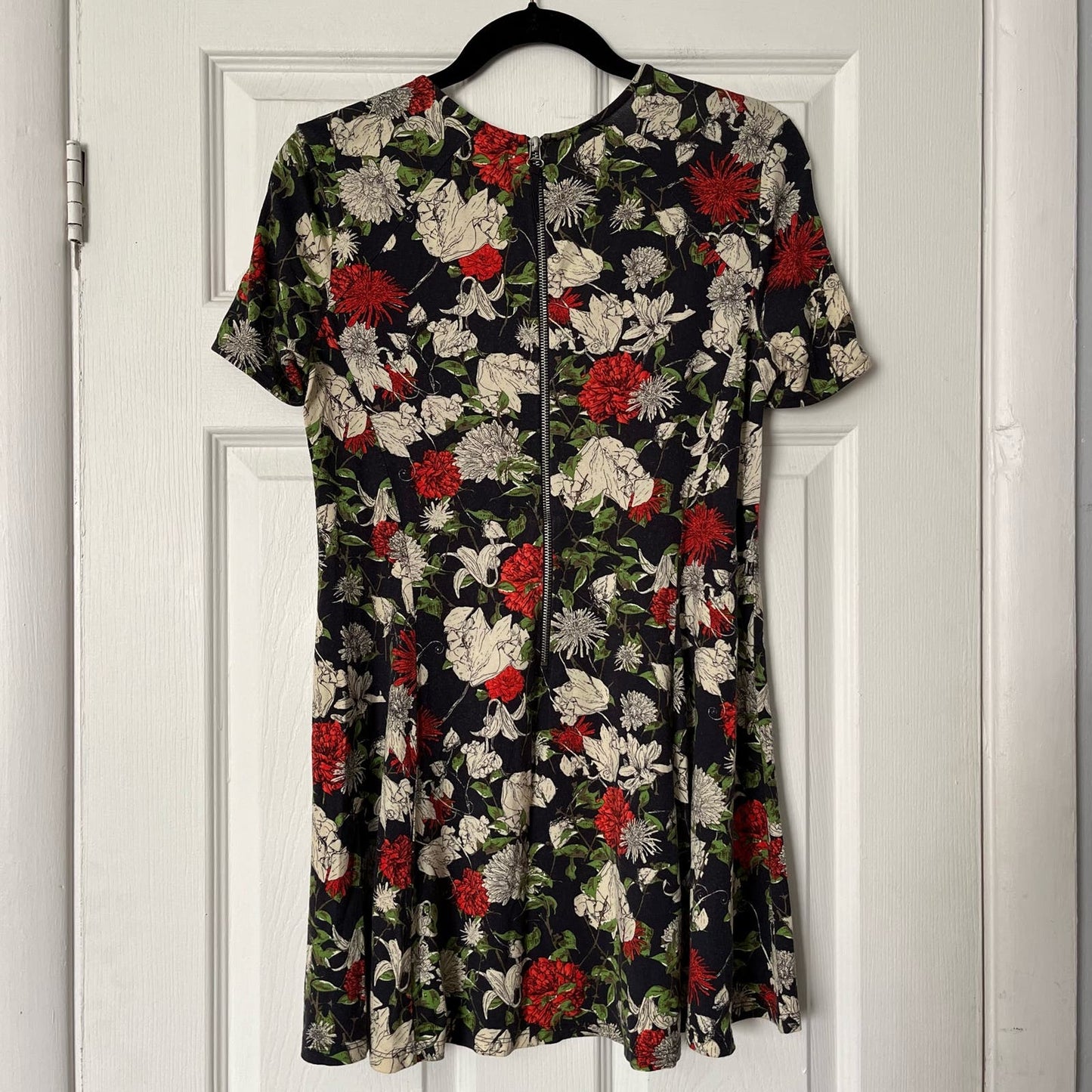 Zara TRF Back-Zip Swing Dress - Size S