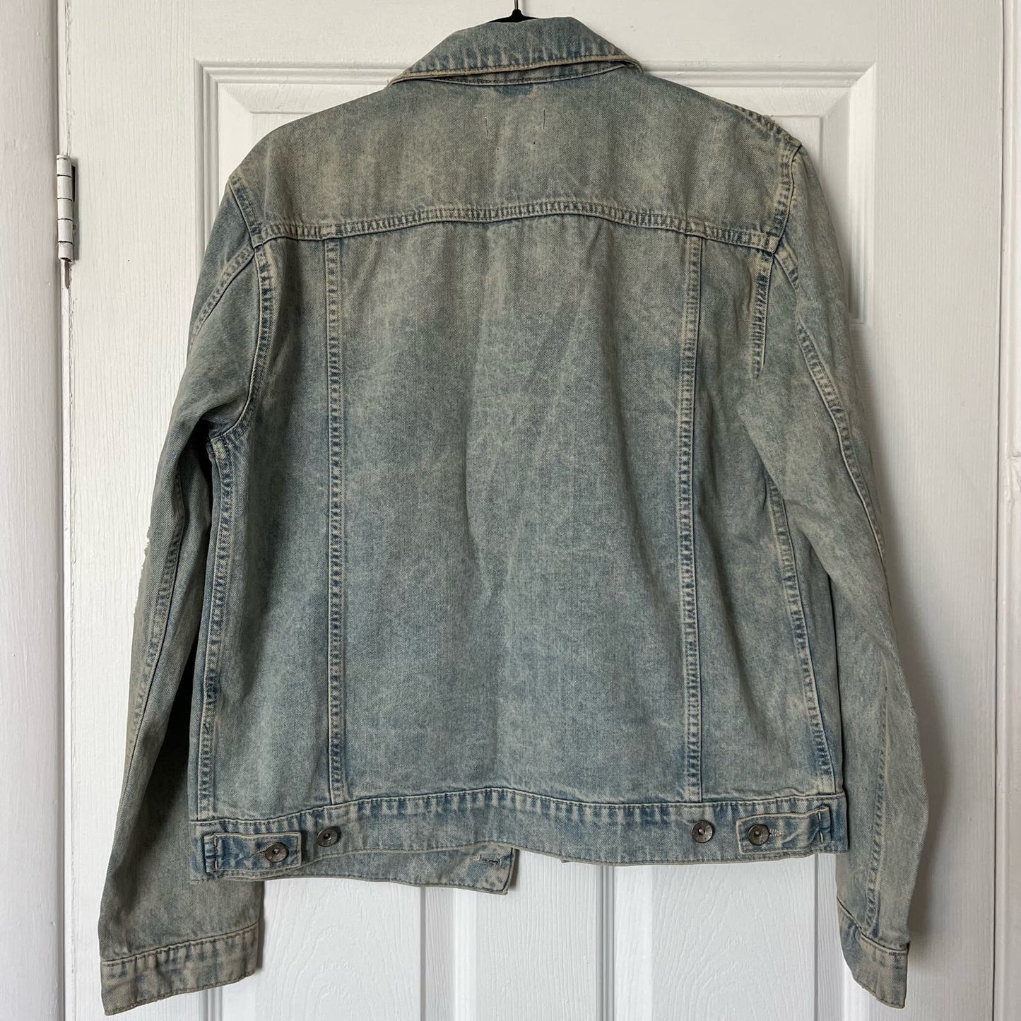 Topman Distressed Denim Jacket - Size M - NWT
