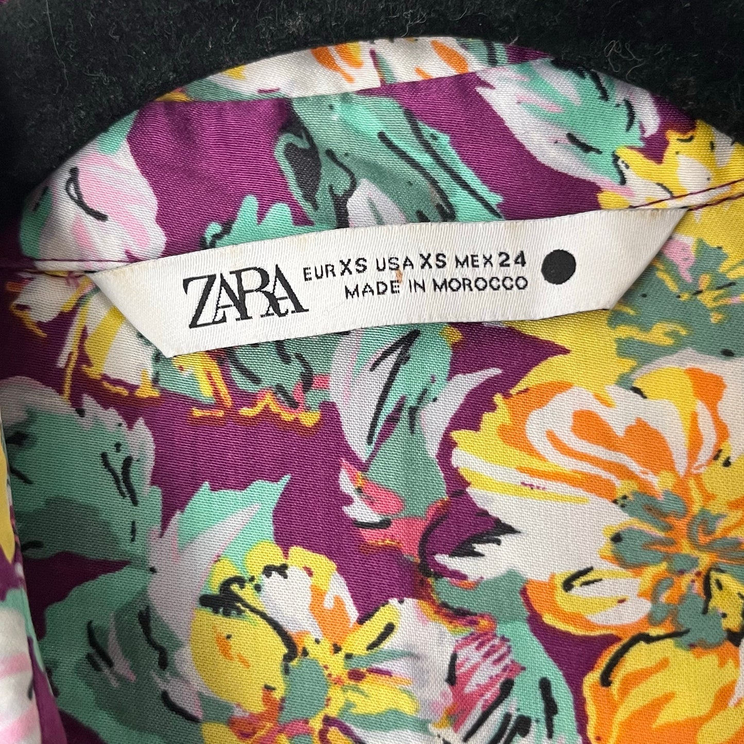 Zara Floral Blouse - Size XS