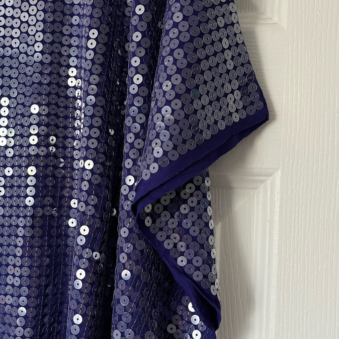 Wilster Sequin Purple Draped Top - Size S