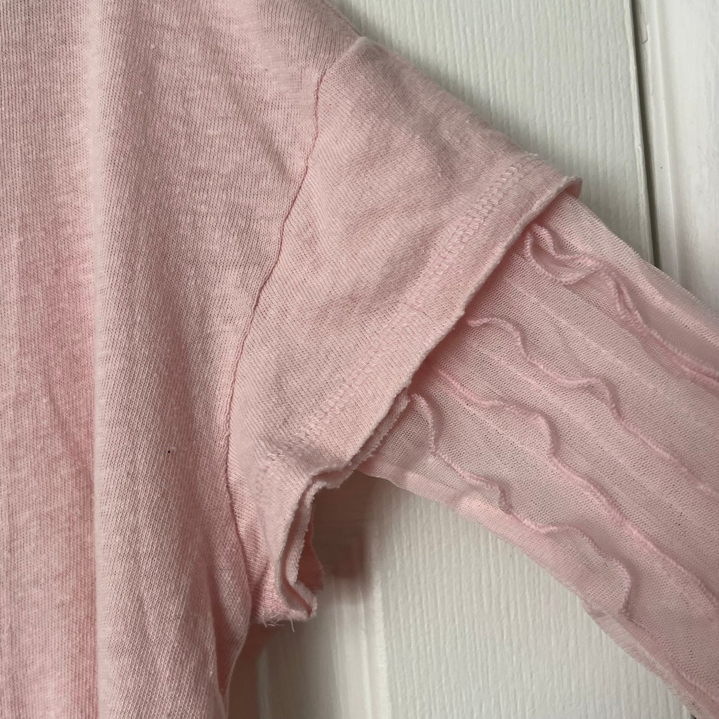 Free People Ruffle Trim Lightweight Sweater - Size XS