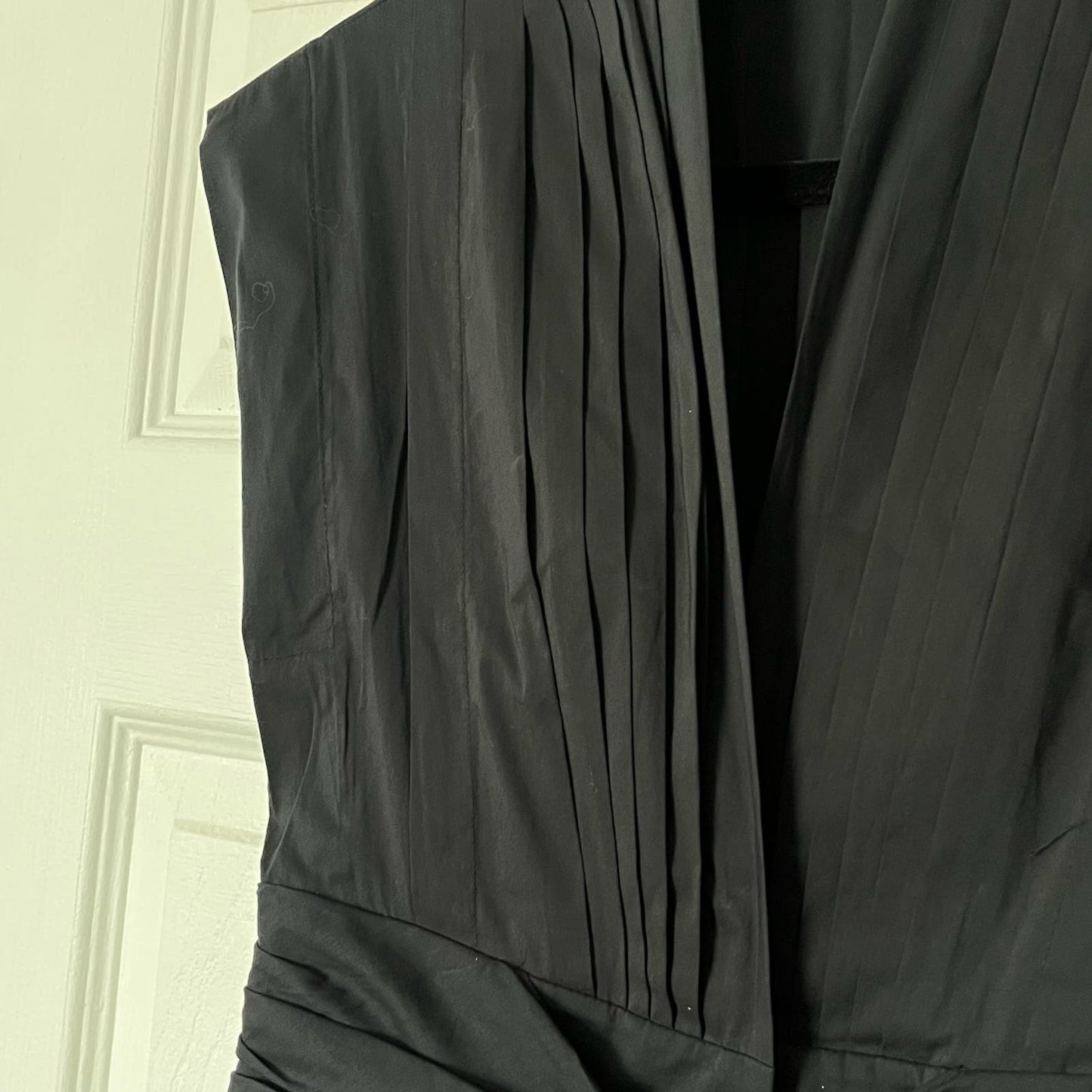 BCBGMAXAZRIA Pleated Belted Shirtdress - Size 2