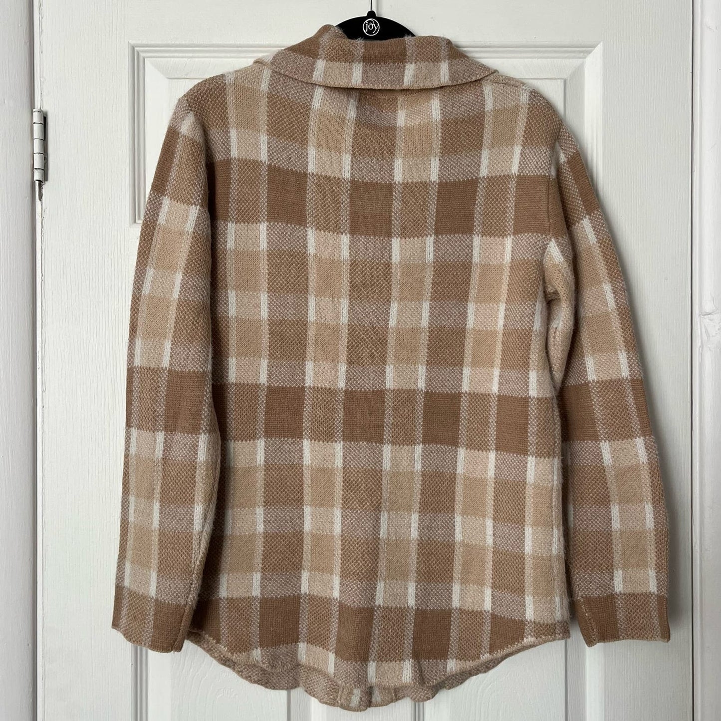 [No Label] Plaid Button-Down Sweater - Size UNKNOWN