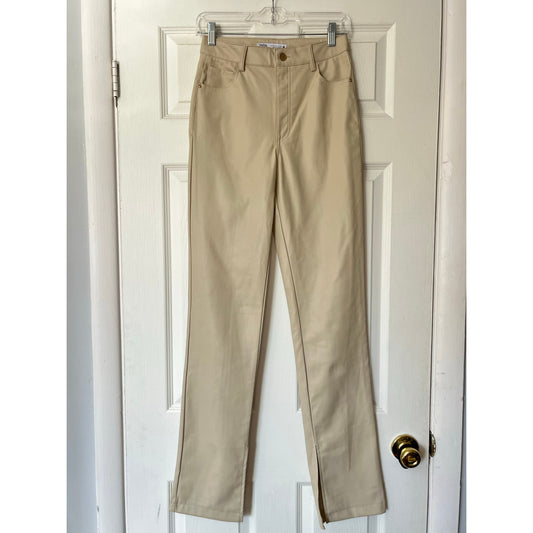 Zara Faux Leather 5-Pocket Pants - Size 4