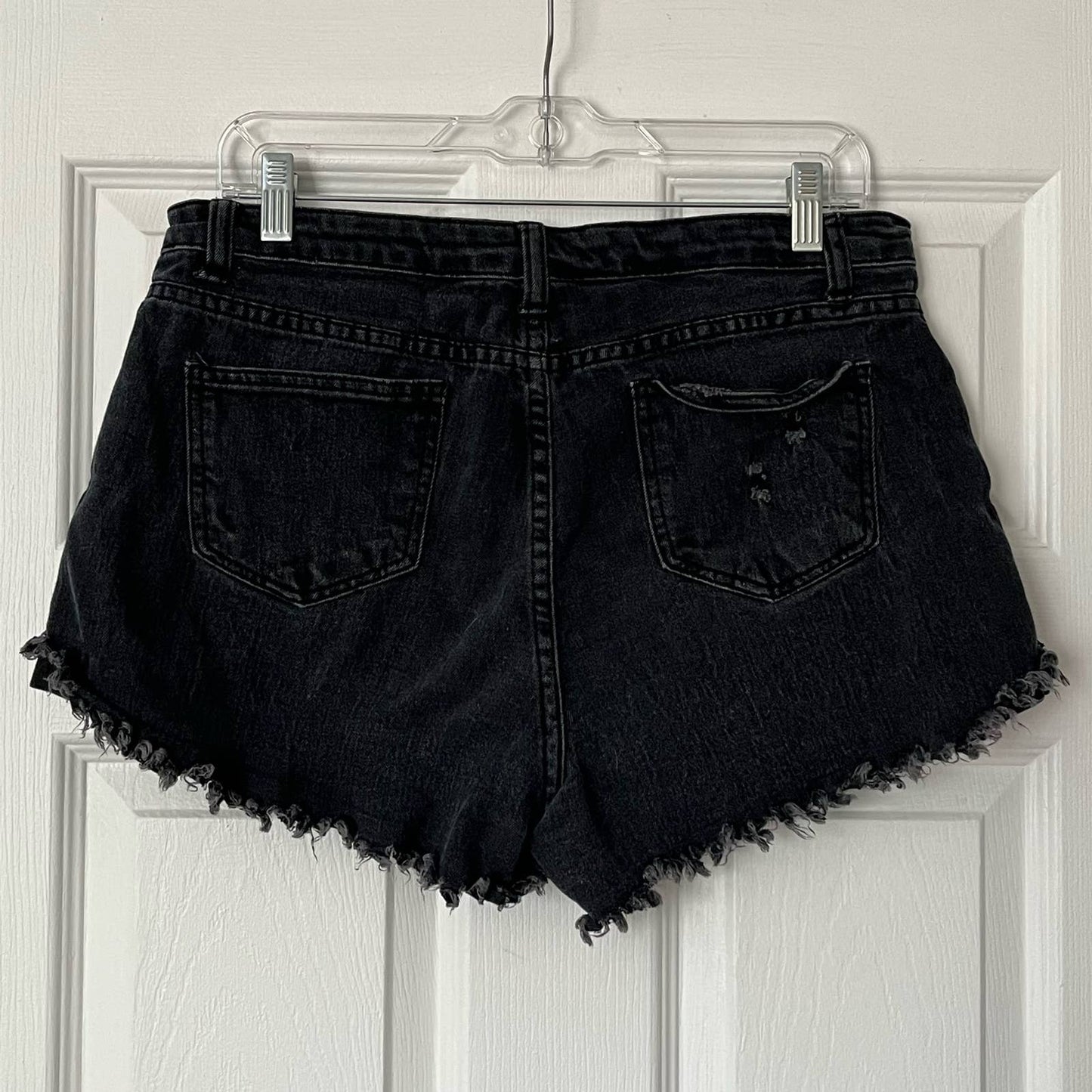 Jeans Distressed Cutoff Shorts - Size L